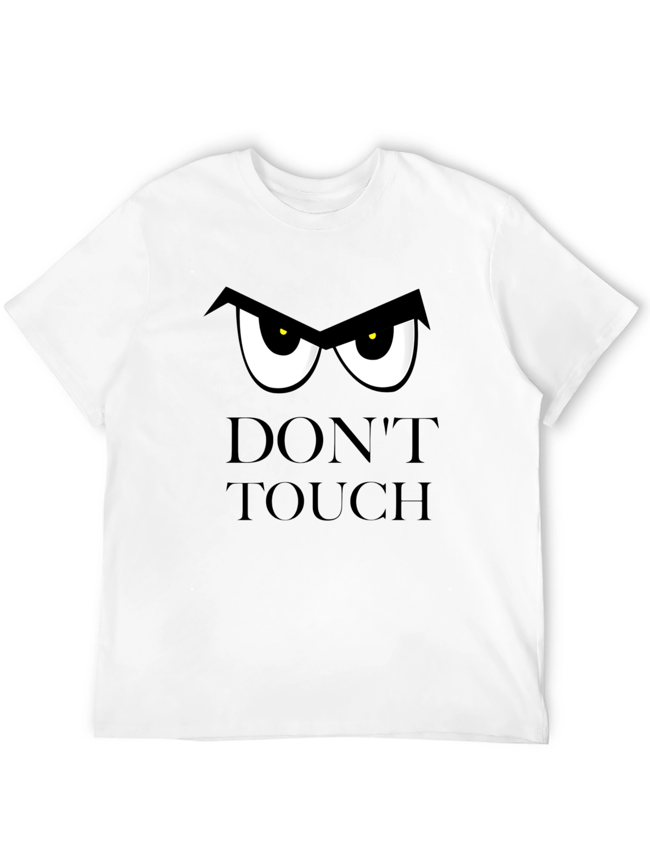 Black Don't Touch T-Shirt: Funny Graphic Tee view 12
