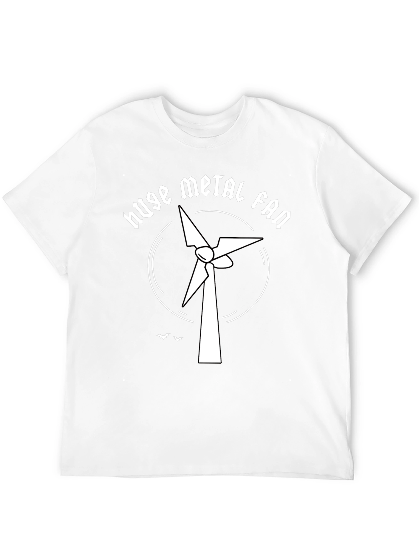 Black Huge Metal Fan T-Shirt - Black Graphic Tee view 12