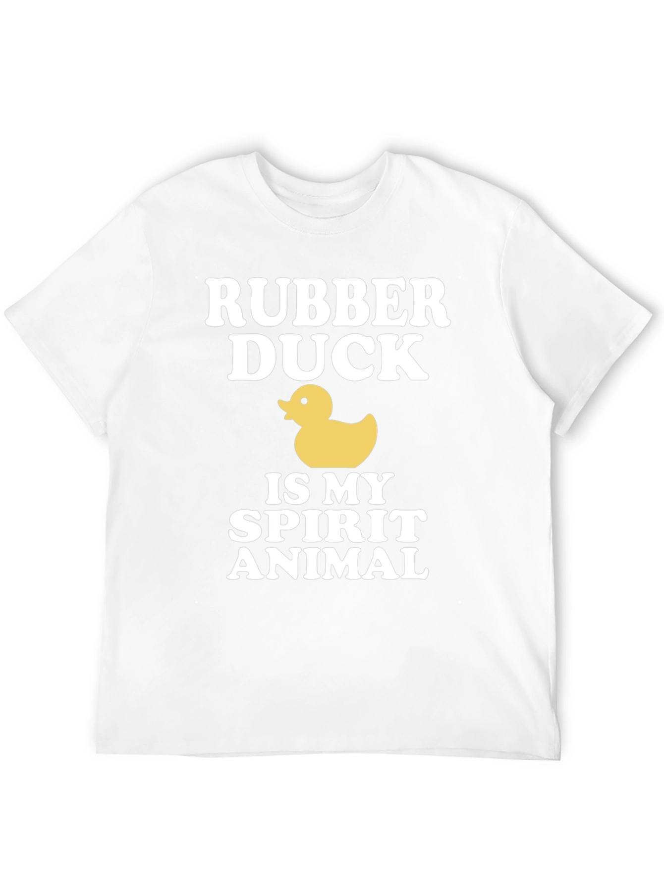 Black Rubber Duck Spirit Animal Graphic T-Shirt view 12