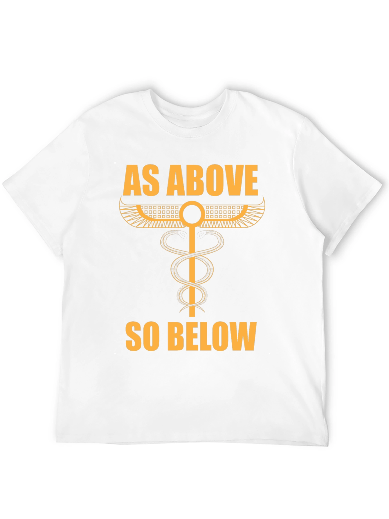 Black As Above So Below Occult T-Shirt view 12