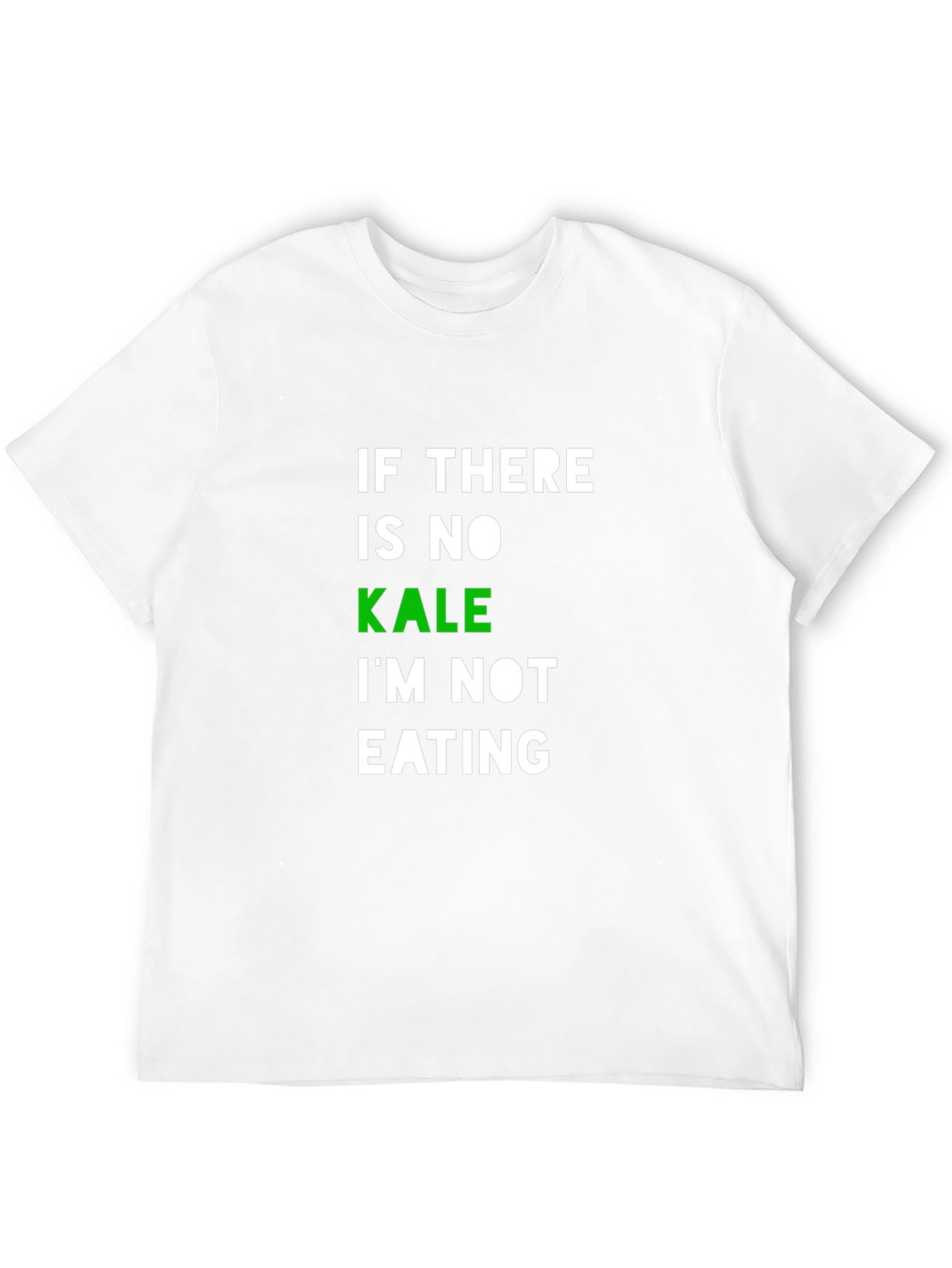 Black Kale Lover T-Shirt - Funny Vegan Tee view 12