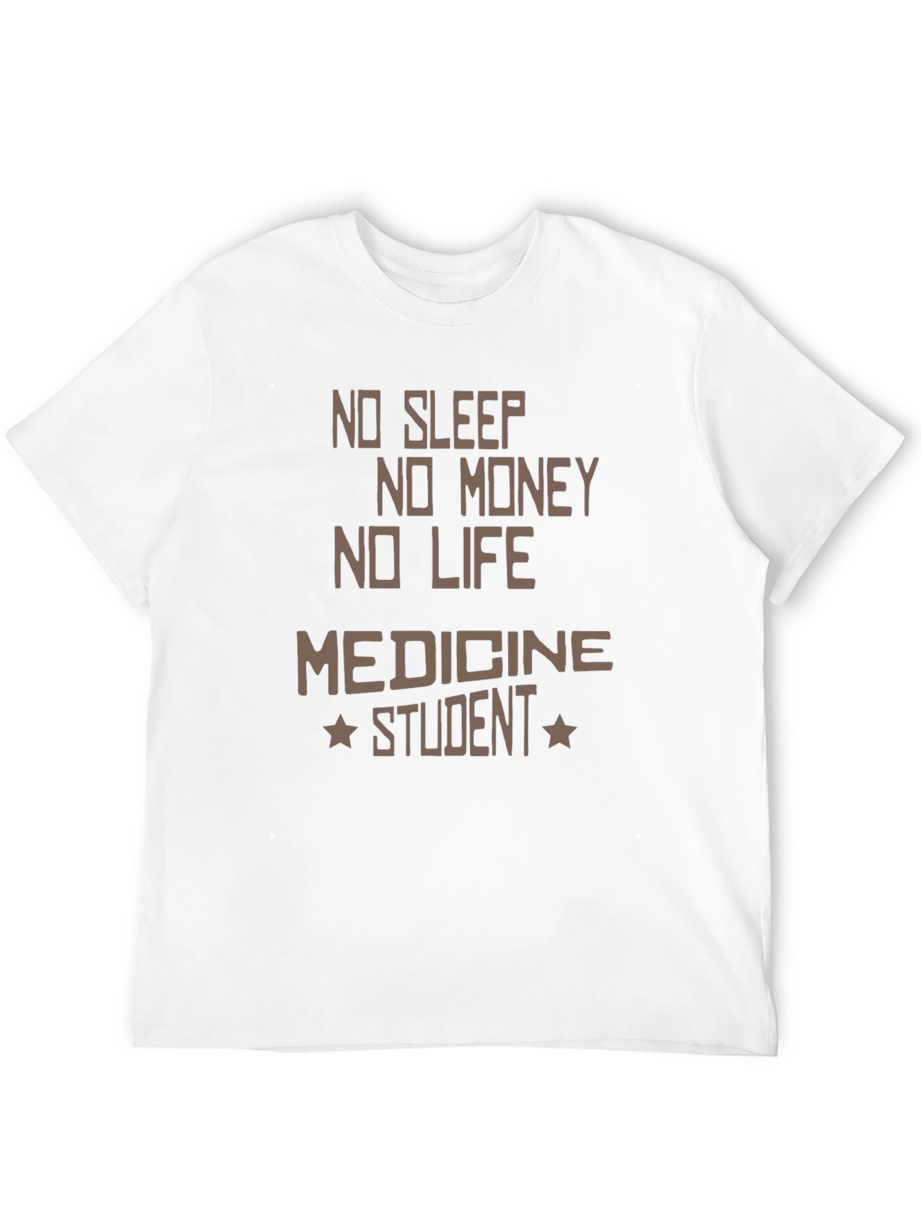 Black No Sleep Medicine Student Graphic Tee view 12