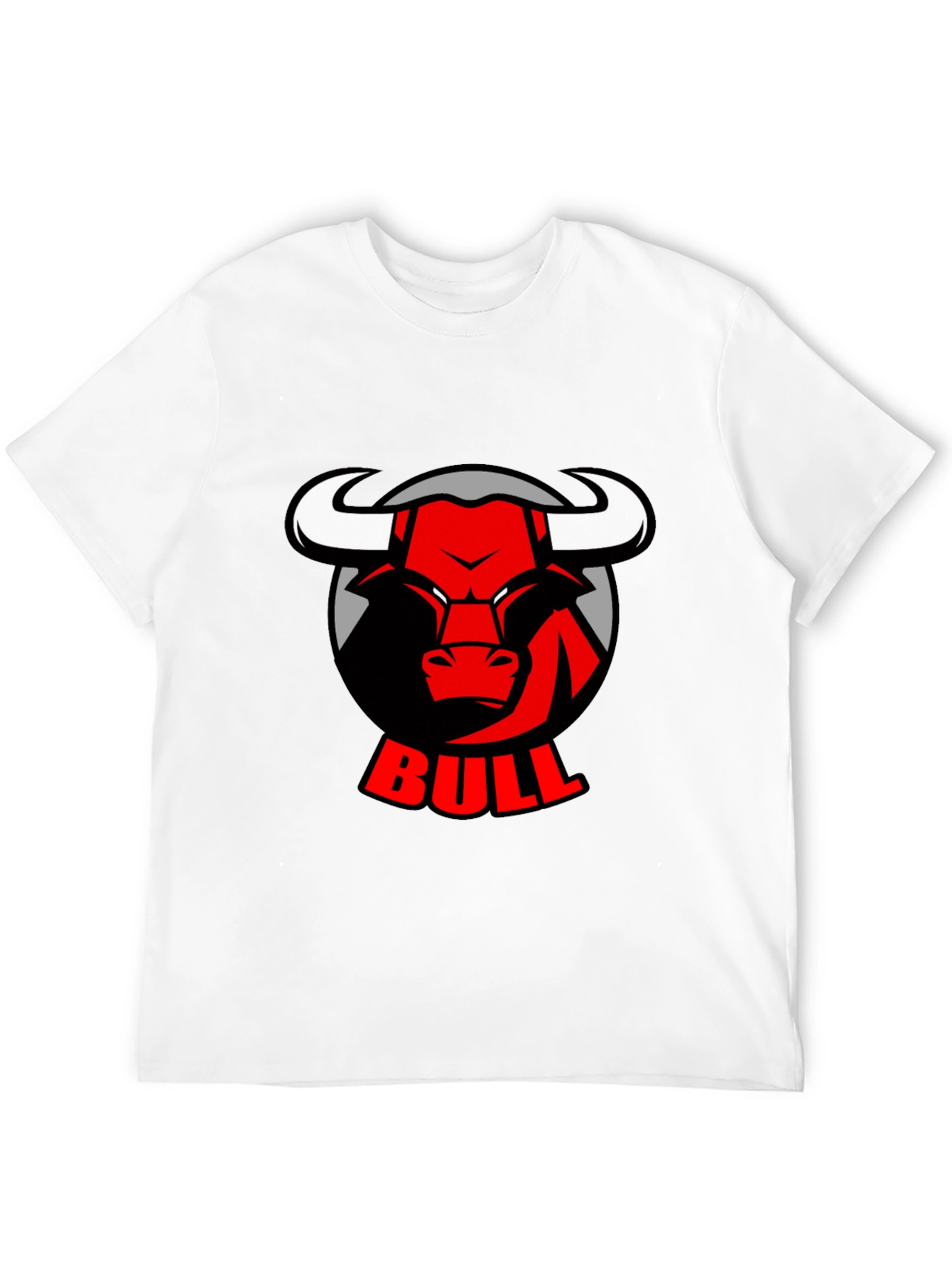 Black Bold Bull Graphic Tee - Black Cotton T-Shirt view 12