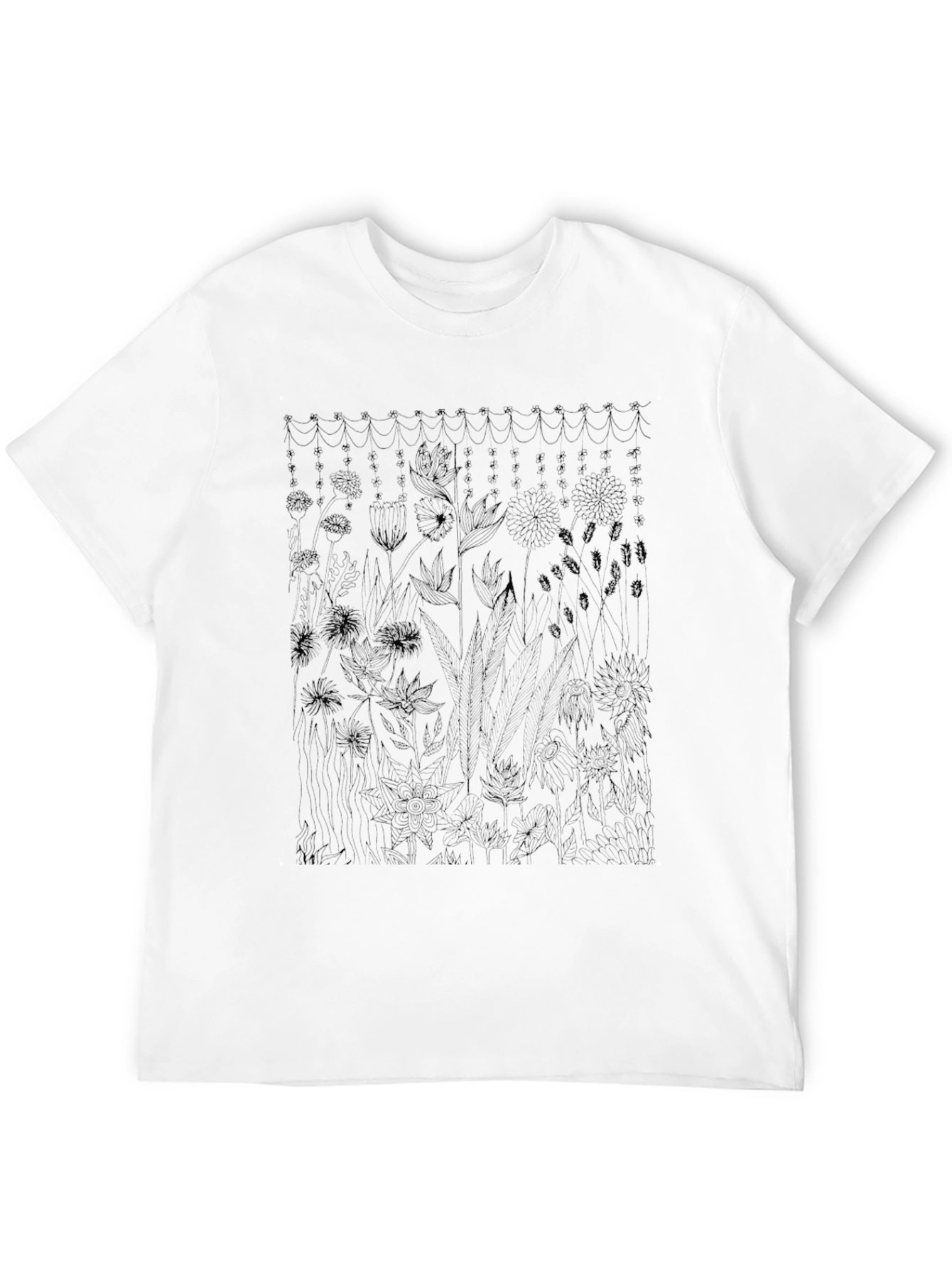 Black Classic Black Crew Neck T-Shirt - Casual Style view 12