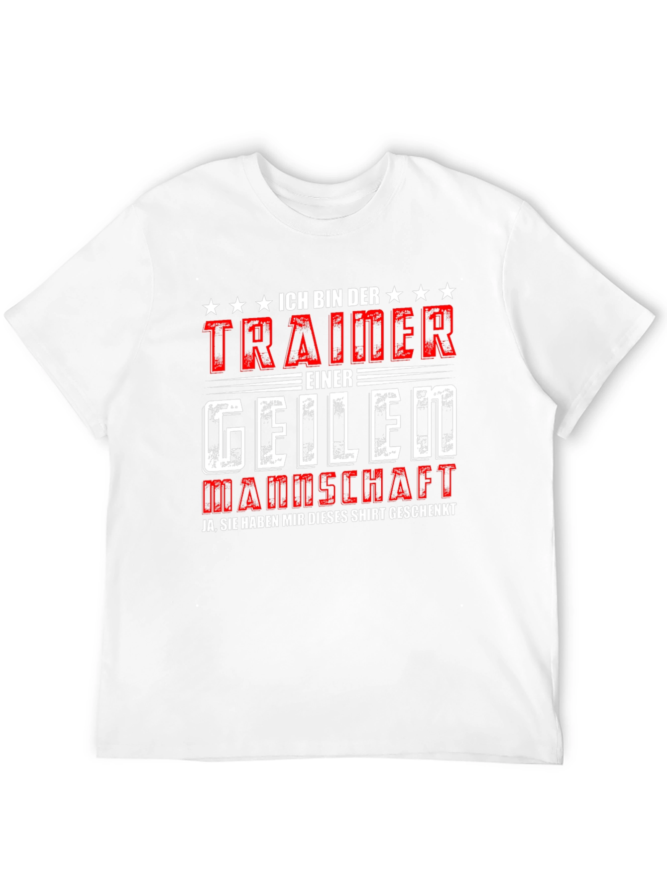 Black Funny German Trainer T-Shirt "I'm the Trainer" view 12