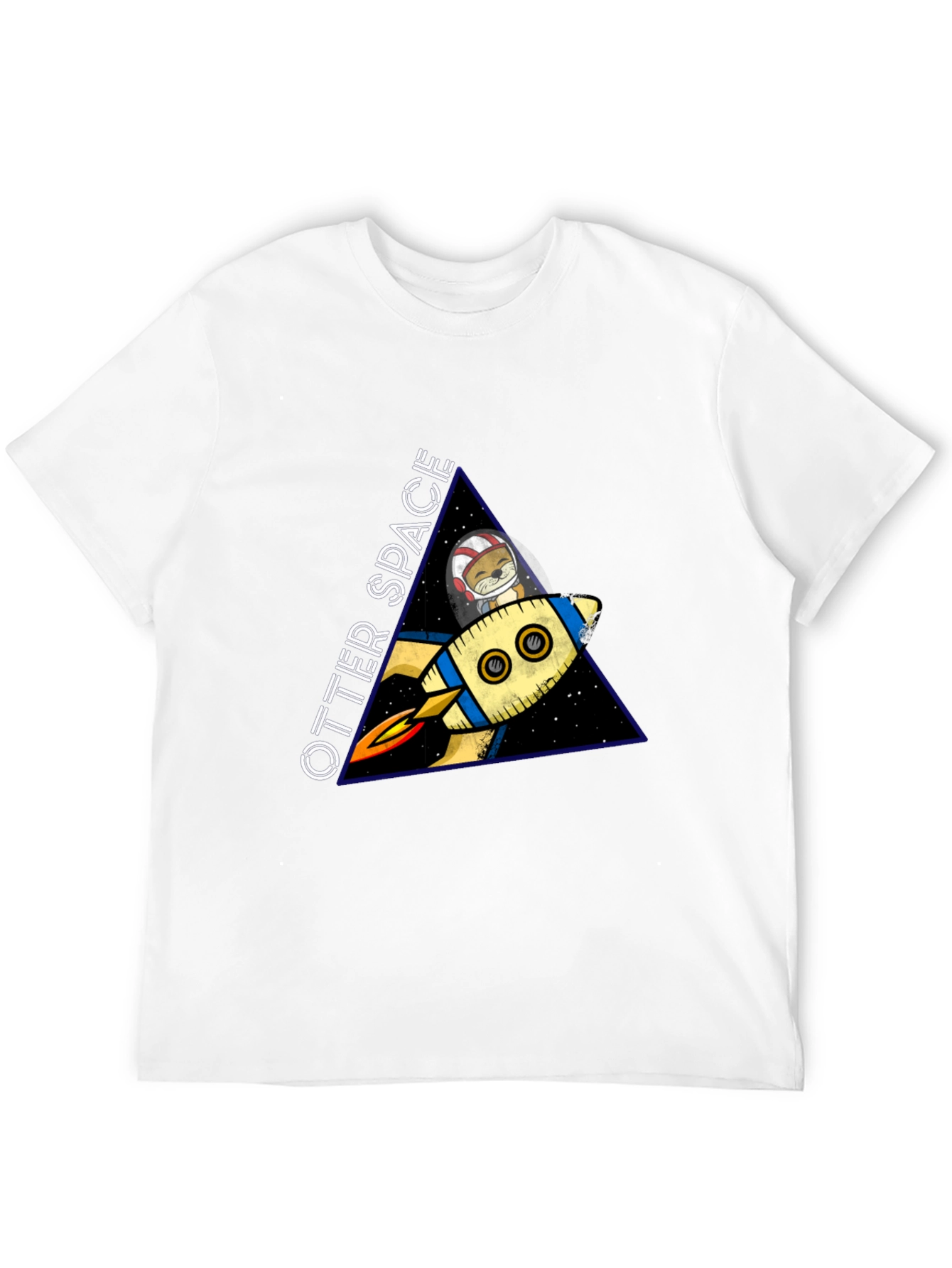 Black Otter Space T-Shirt view 12