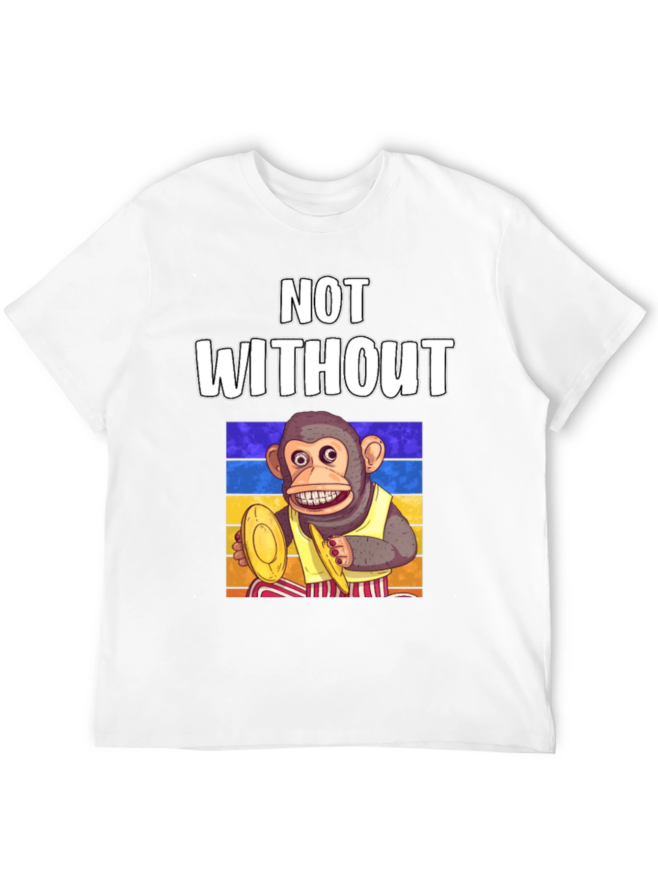 Black Monkey Cymbal T-Shirt - Not Without! view 12