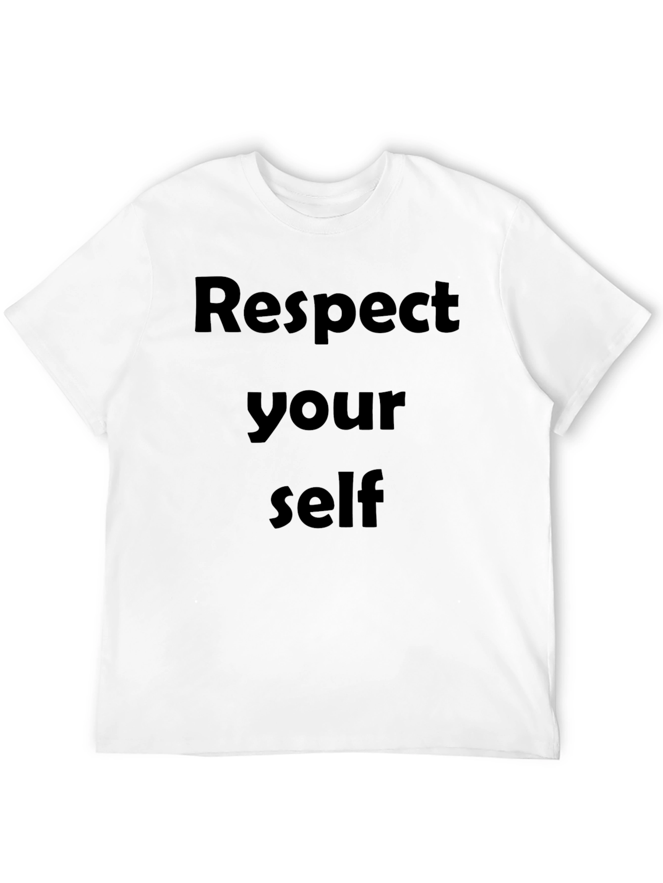 Black Respect Yourself Graphic T-Shirt - Soft Cotton Blend view 12