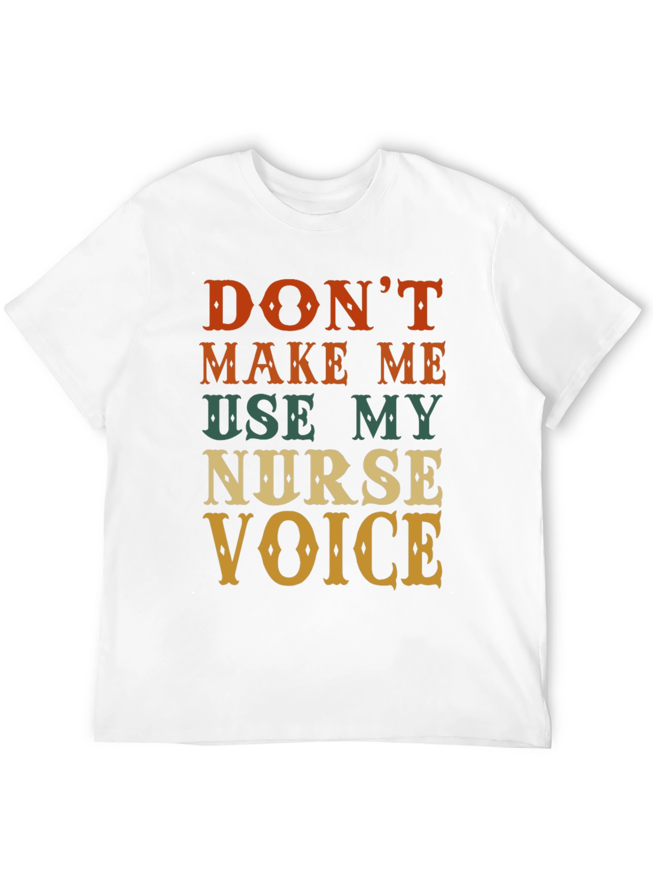 Black Nurse Voice T-Shirt - Funny Novelty Tee view 12