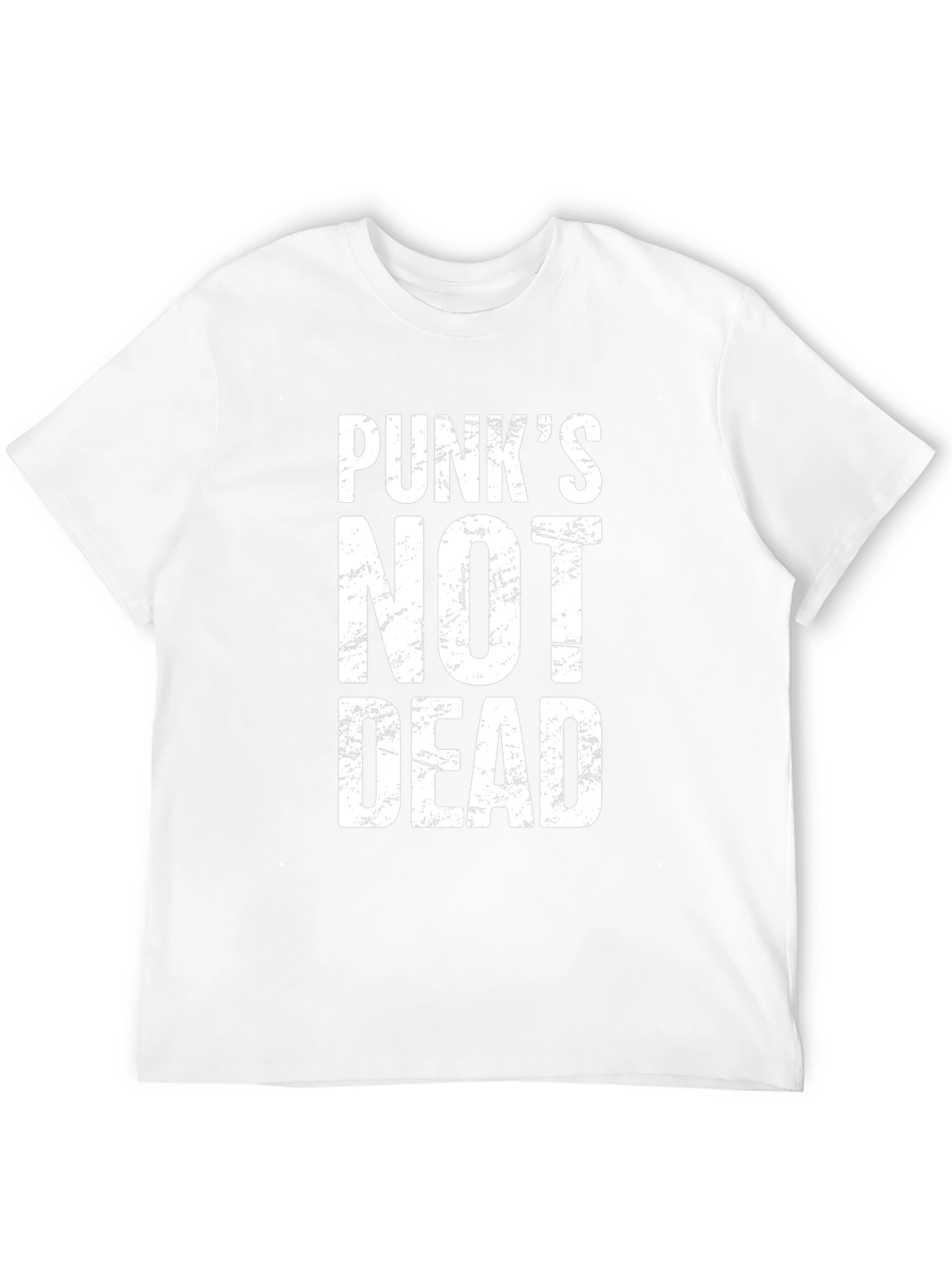 Black Punk's Not Dead Graphic T-Shirt - Black view 12