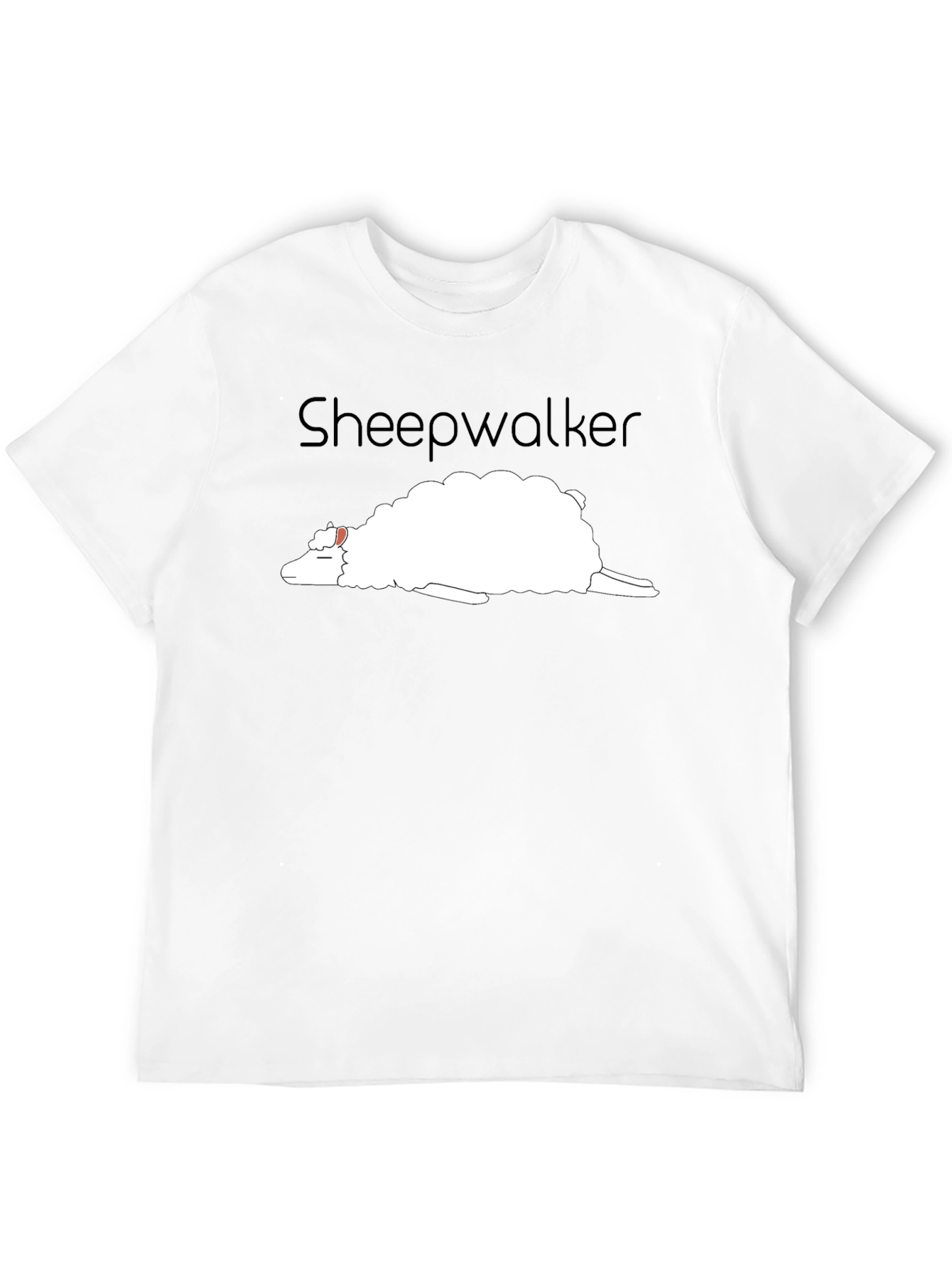 Black Sheepwalker Black T-Shirt - Funny Graphic Tee view 12
