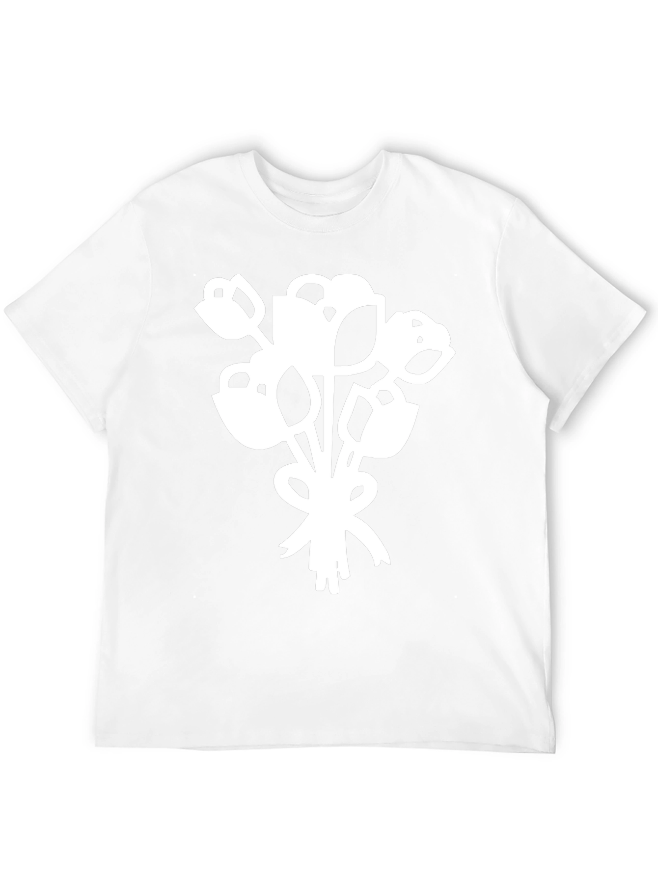 Black Floral Bouquet Graphic Tee - Black view 12