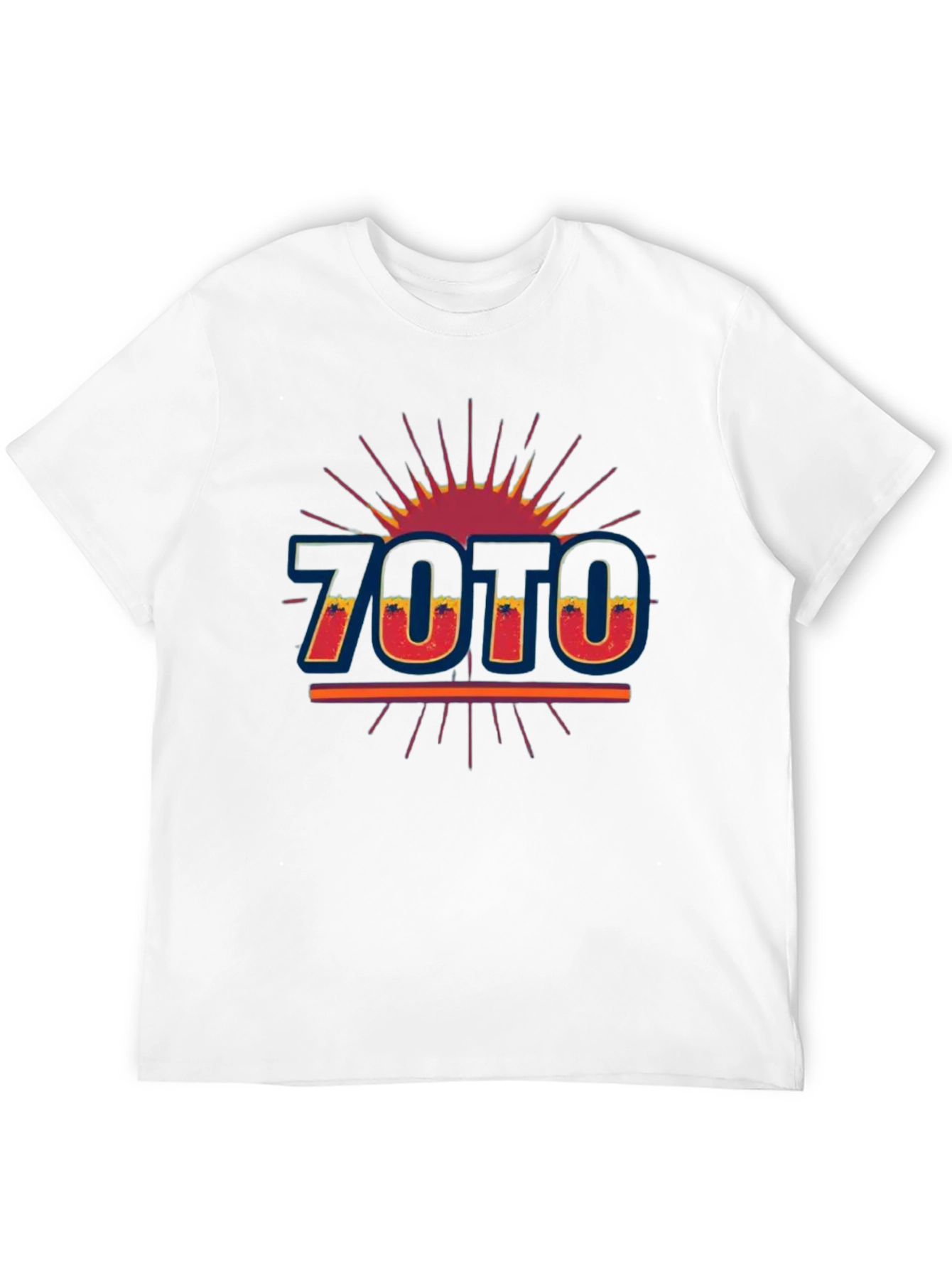 Black Retro 7070 Graphic Tee - Vintage Style T-Shirt view 12