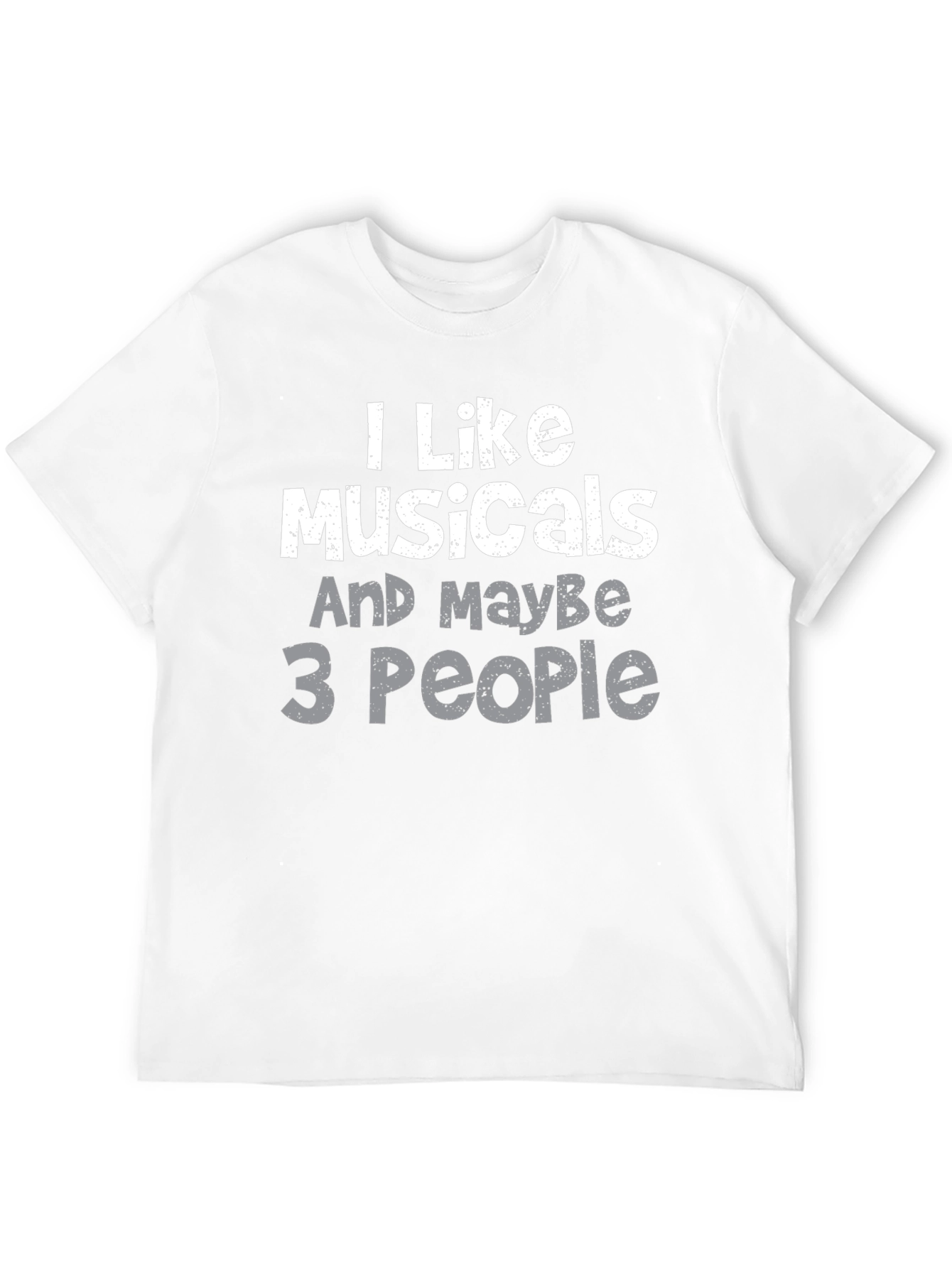 Black I Like Musicals T-Shirt Funny Introvert Tee view 12