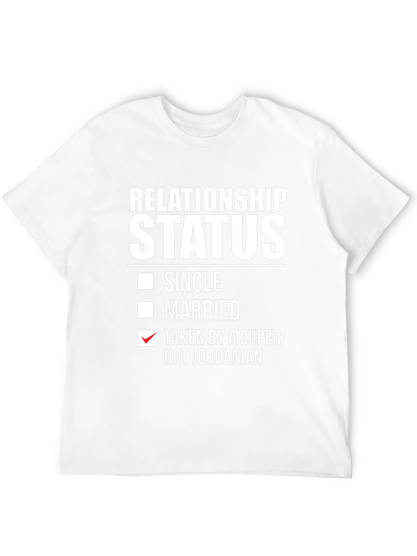 Black Relationship Status T-Shirt - Taken by Jordanian view 12