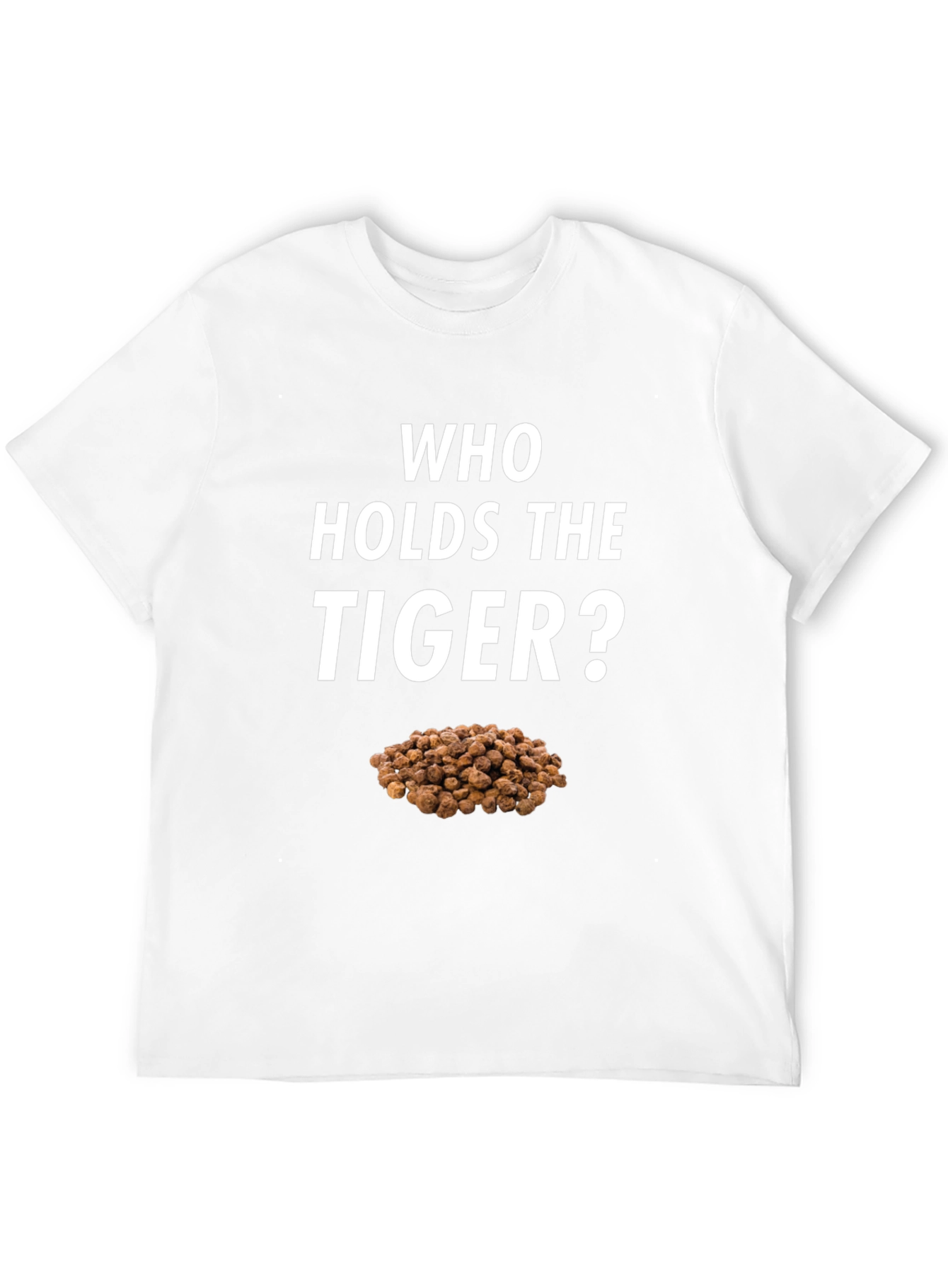 Black Who Holds the Tiger Nuts Black T-Shirt view 12
