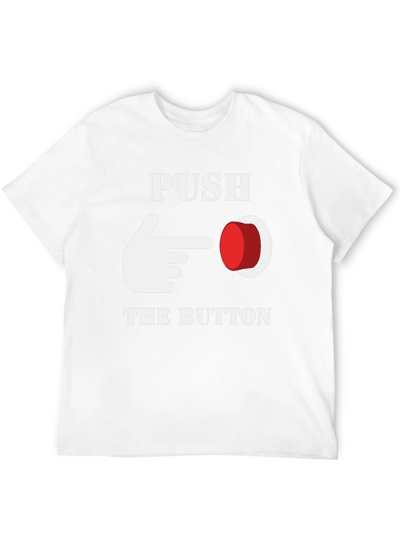 Black Push The Button Graphic Tee view 12