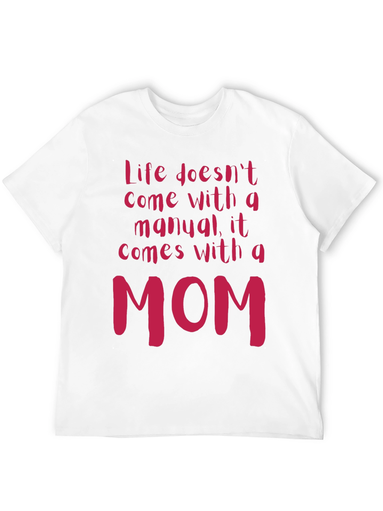 Black Life Comes with a Mom Graphic Tee - Unisex Black T-Shirt view 12