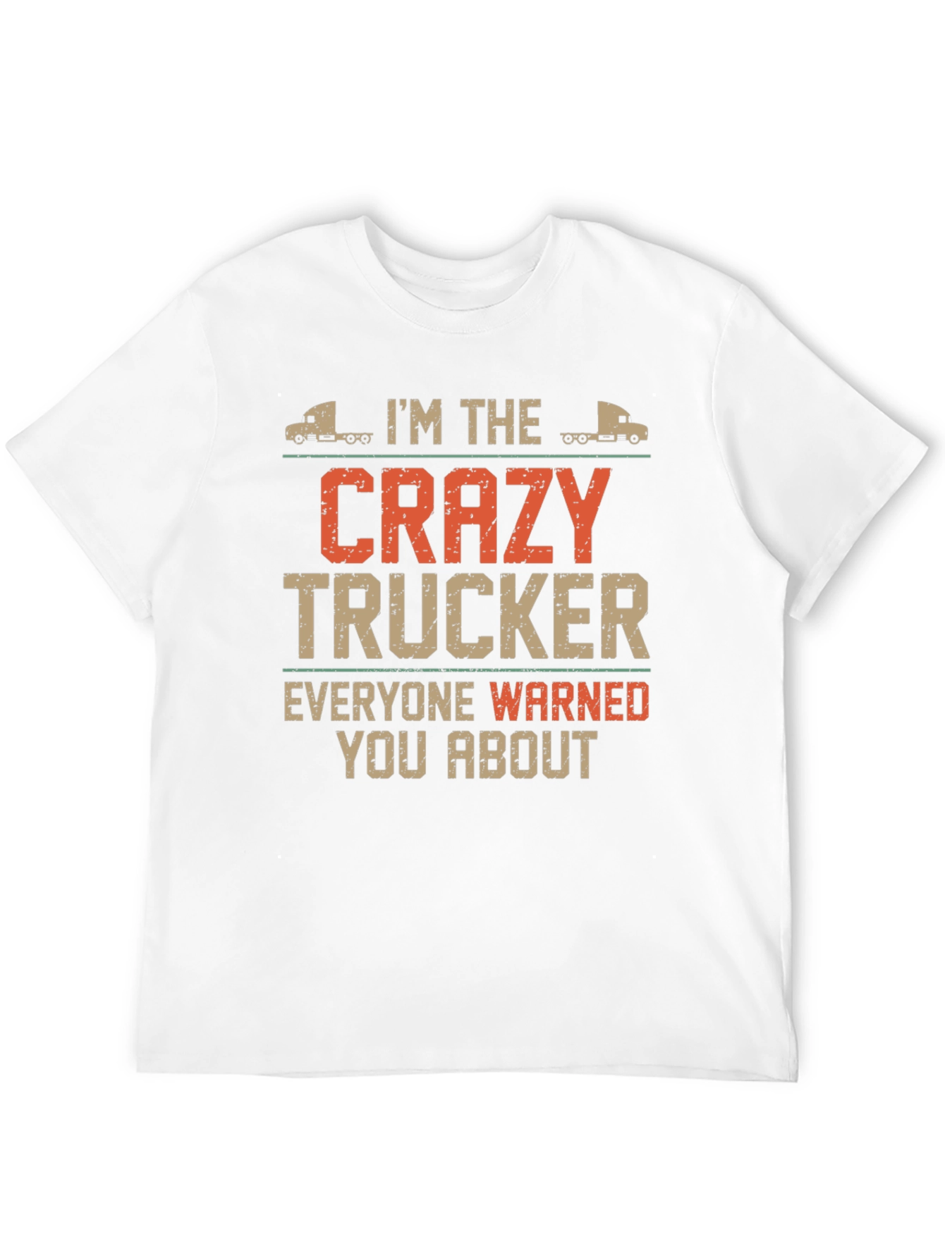 Black Crazy Trucker Graphic Tee - Black Cotton Blend view 12