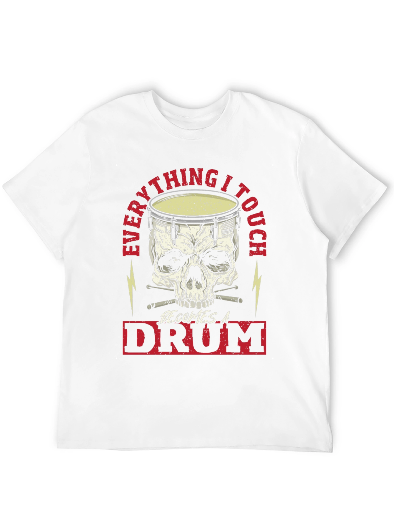 Black Everything I Touch Becomes A Drum T-Shirt view 12
