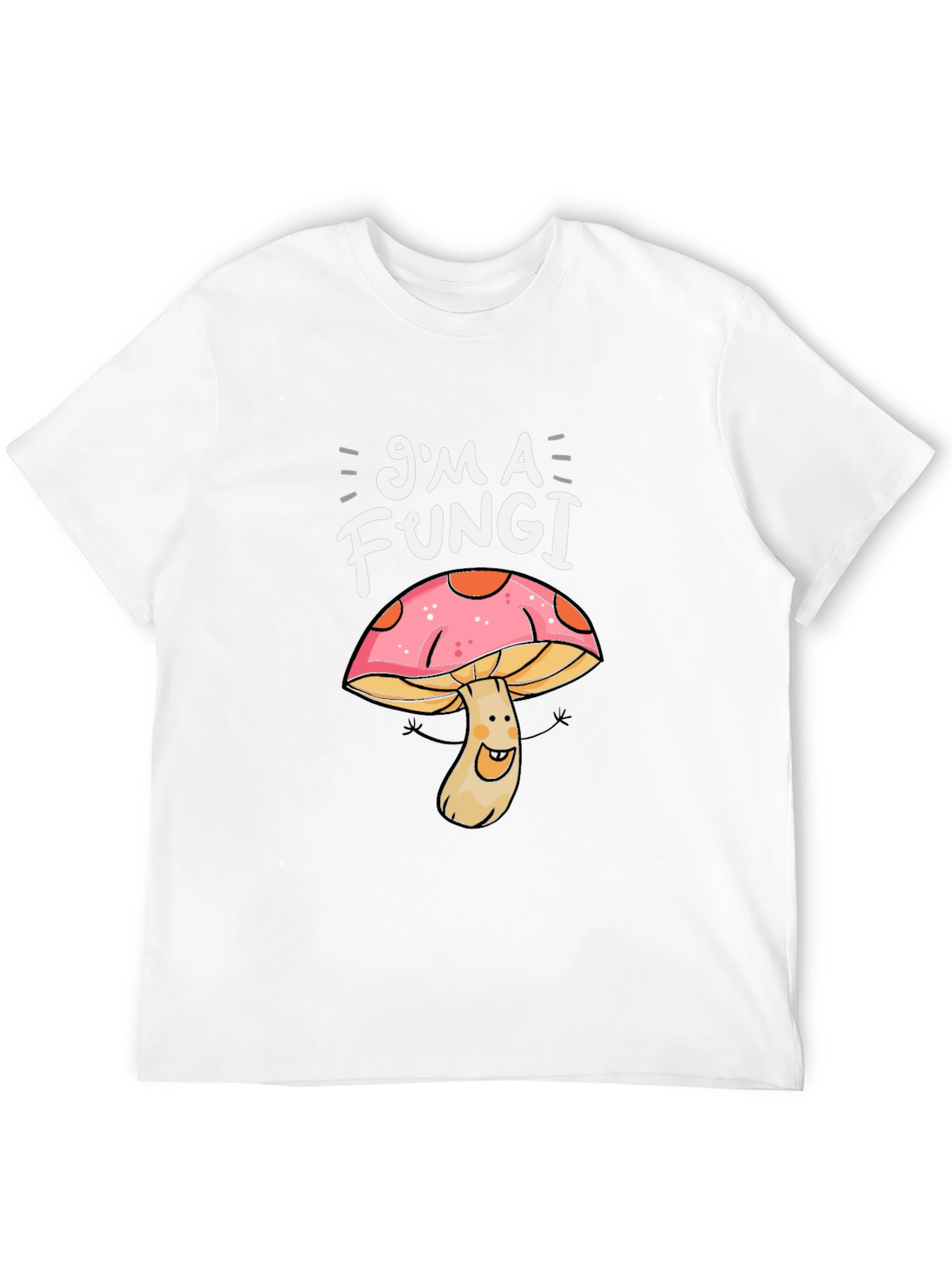 Black I'm A Fungi T-Shirt - Mushroom Pun Tee view 12