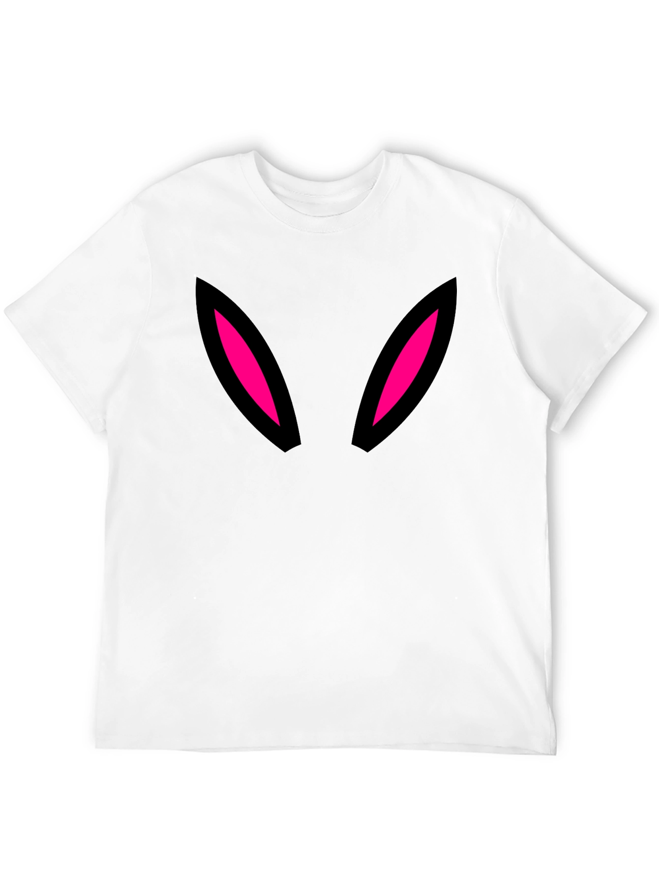 Black Bunny Ears Graphic Black T-Shirt view 12