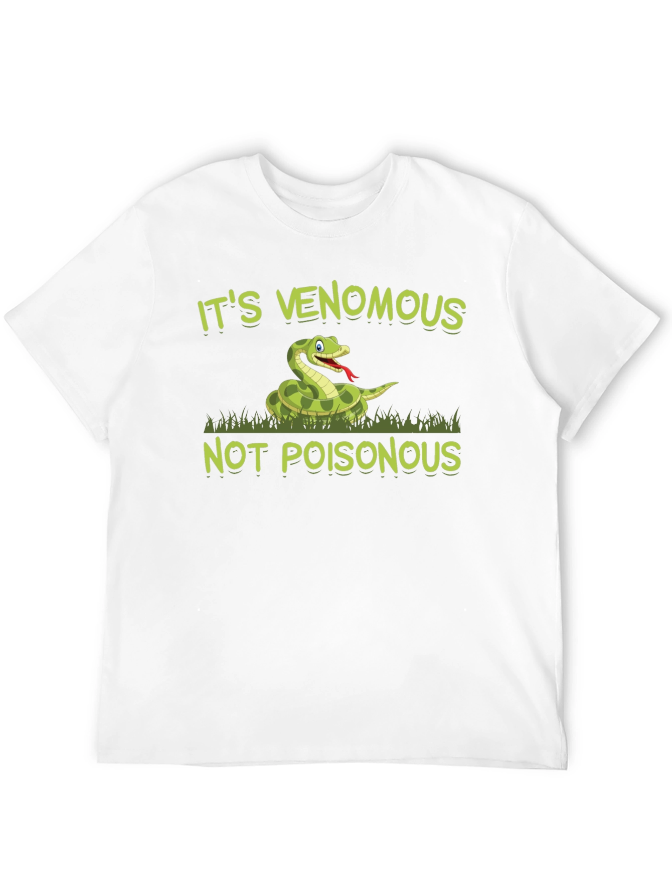 Black Venomous Snake T-Shirt - Funny Reptile Graphic Tee view 12