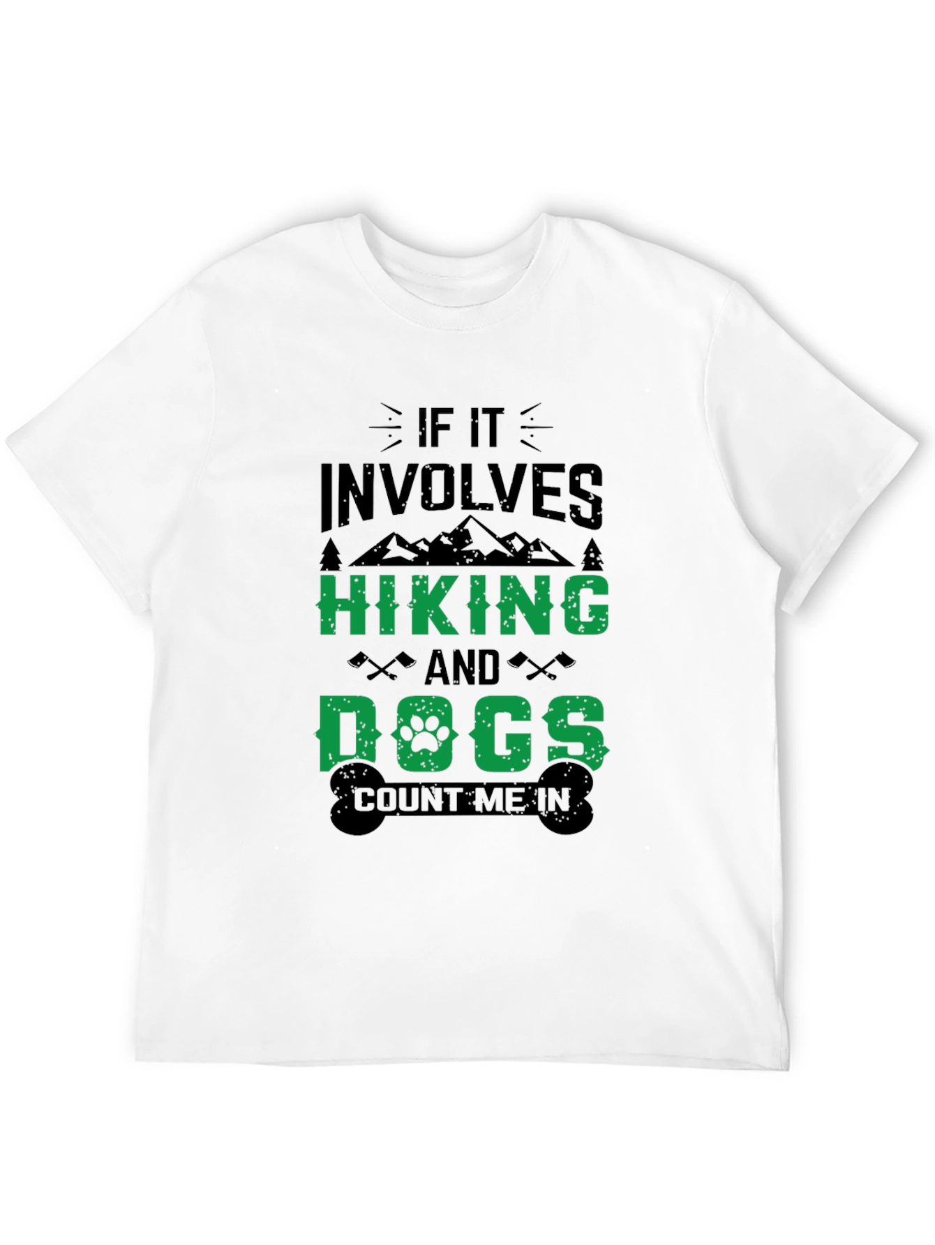Black Hiking Dogs T-Shirt - Adventure Ready view 12