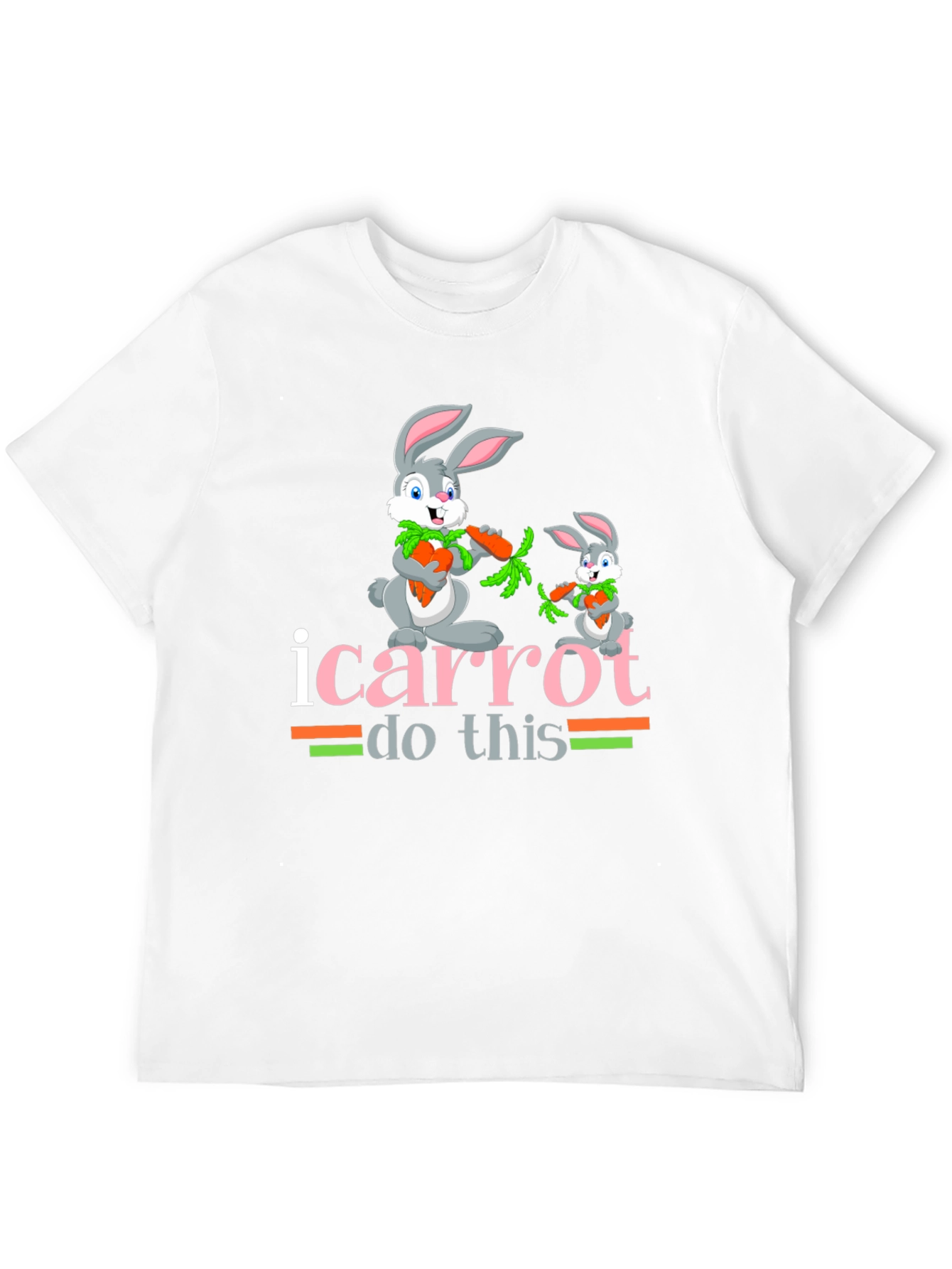 Black I Carrot Do This T-Shirt Bunny Tee view 12