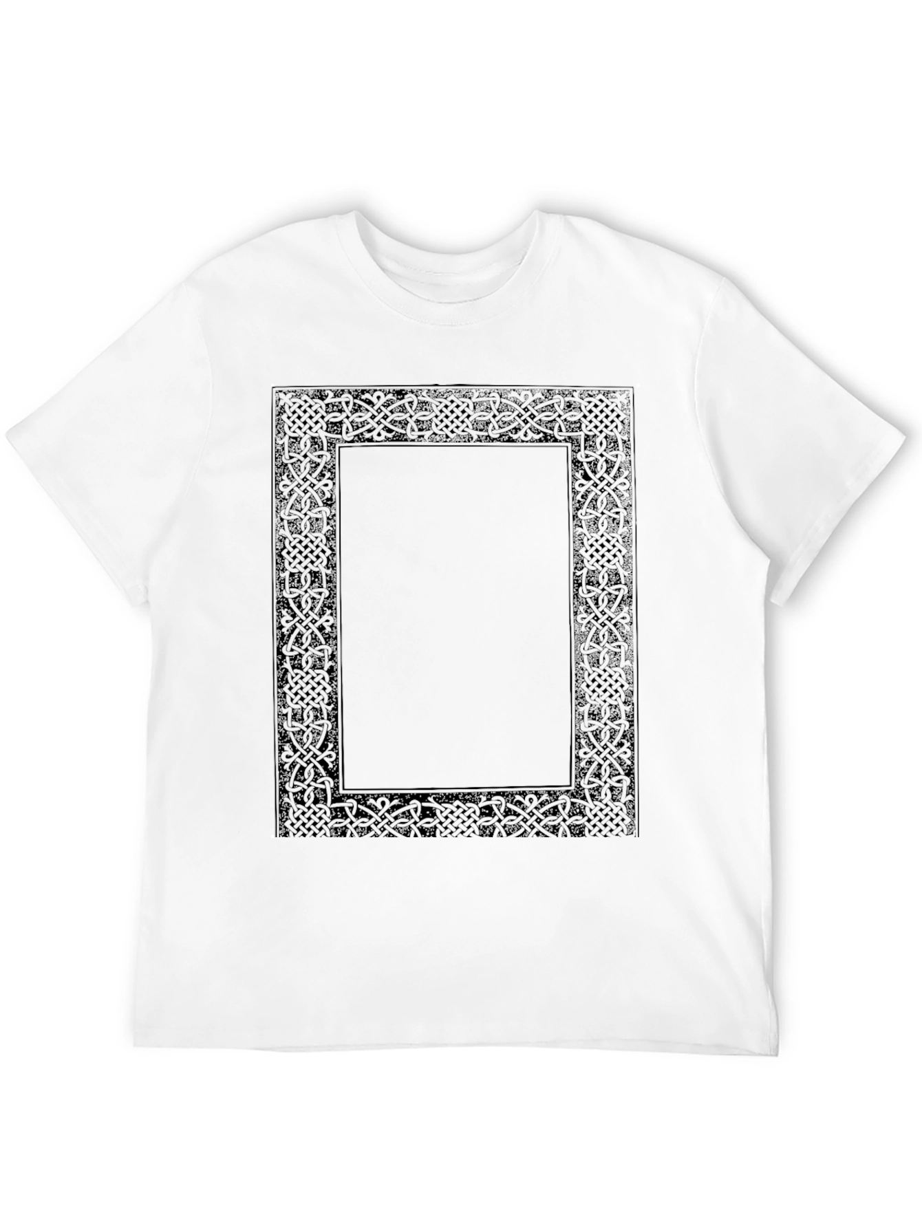 Black Celtic Knot Framed Graphic T-Shirt view 12