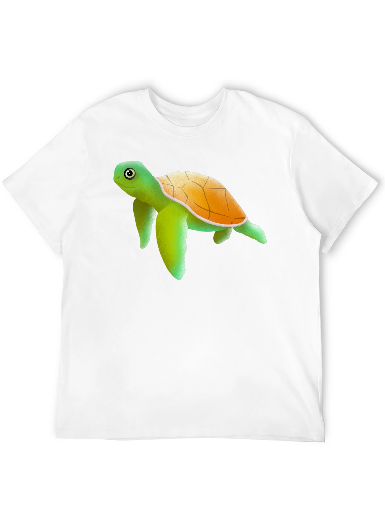 Black Turtle Graphic Tee - Cute Animal Print Shirt view 12