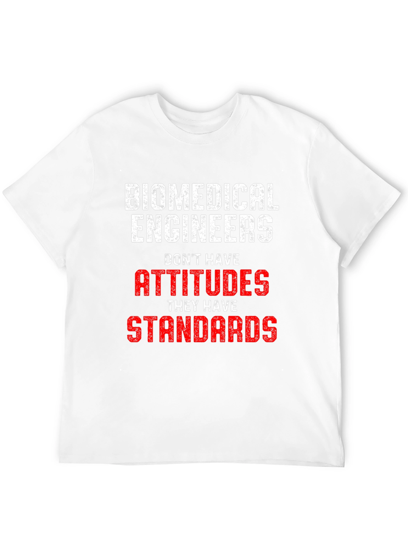 Black Biomedical Engineer Attitudes Standards T-Shirt view 12