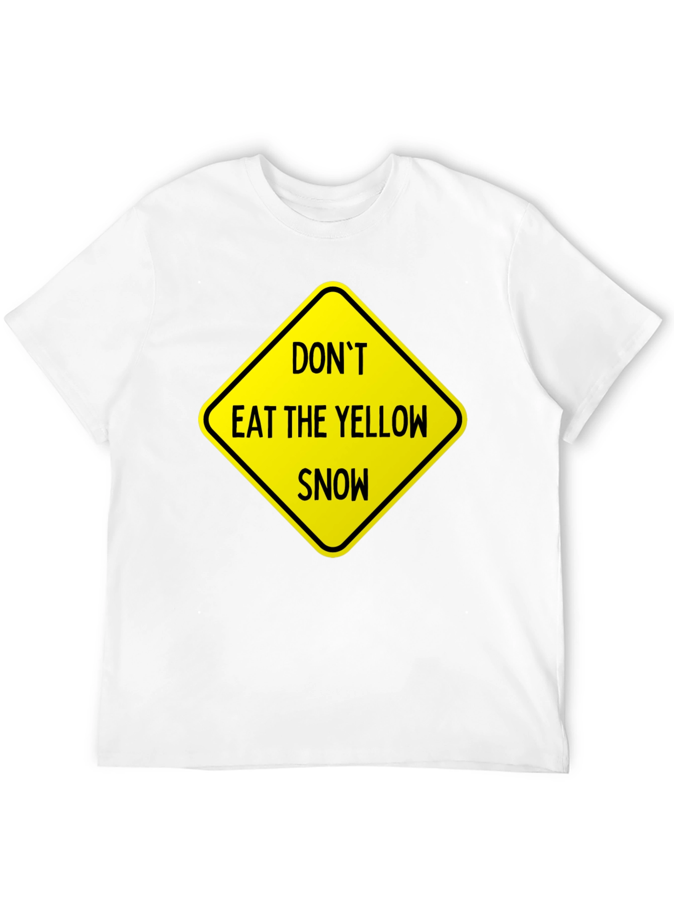 Black Don't Eat Yellow Snow Graphic Tee view 12
