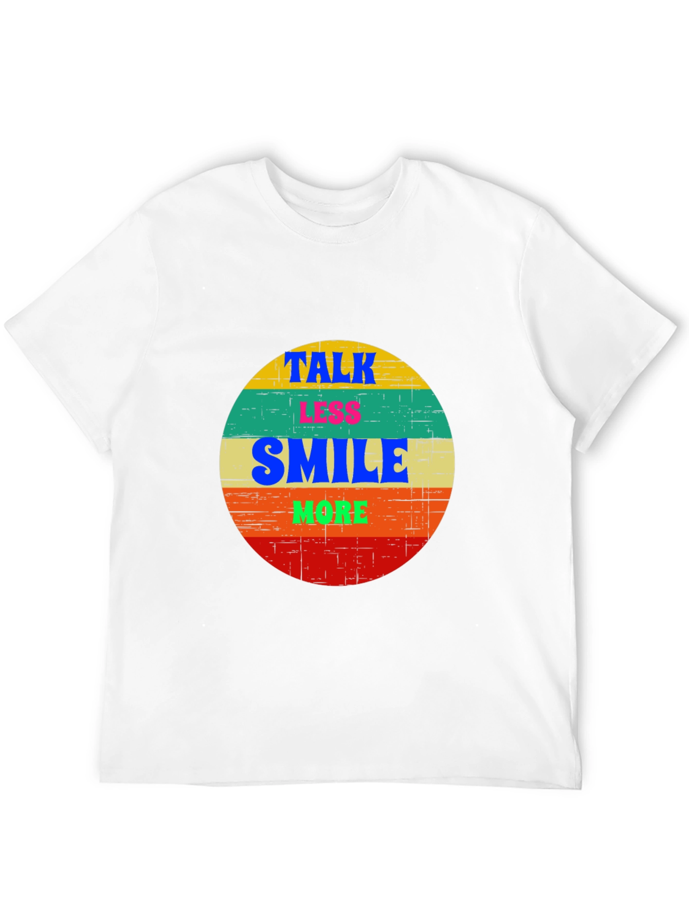 Black Talk Less Smile More Graphic Tee view 12