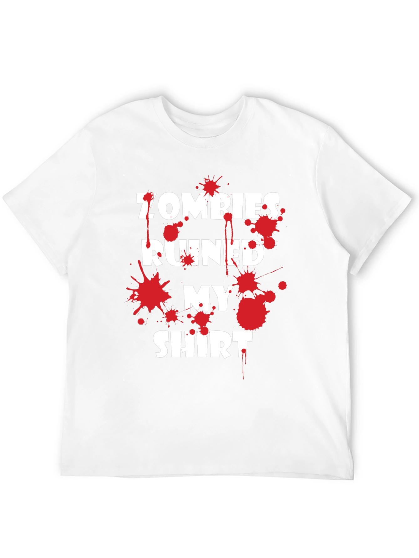 Black Zombies Ruined My Shirt Graphic Tee view 12