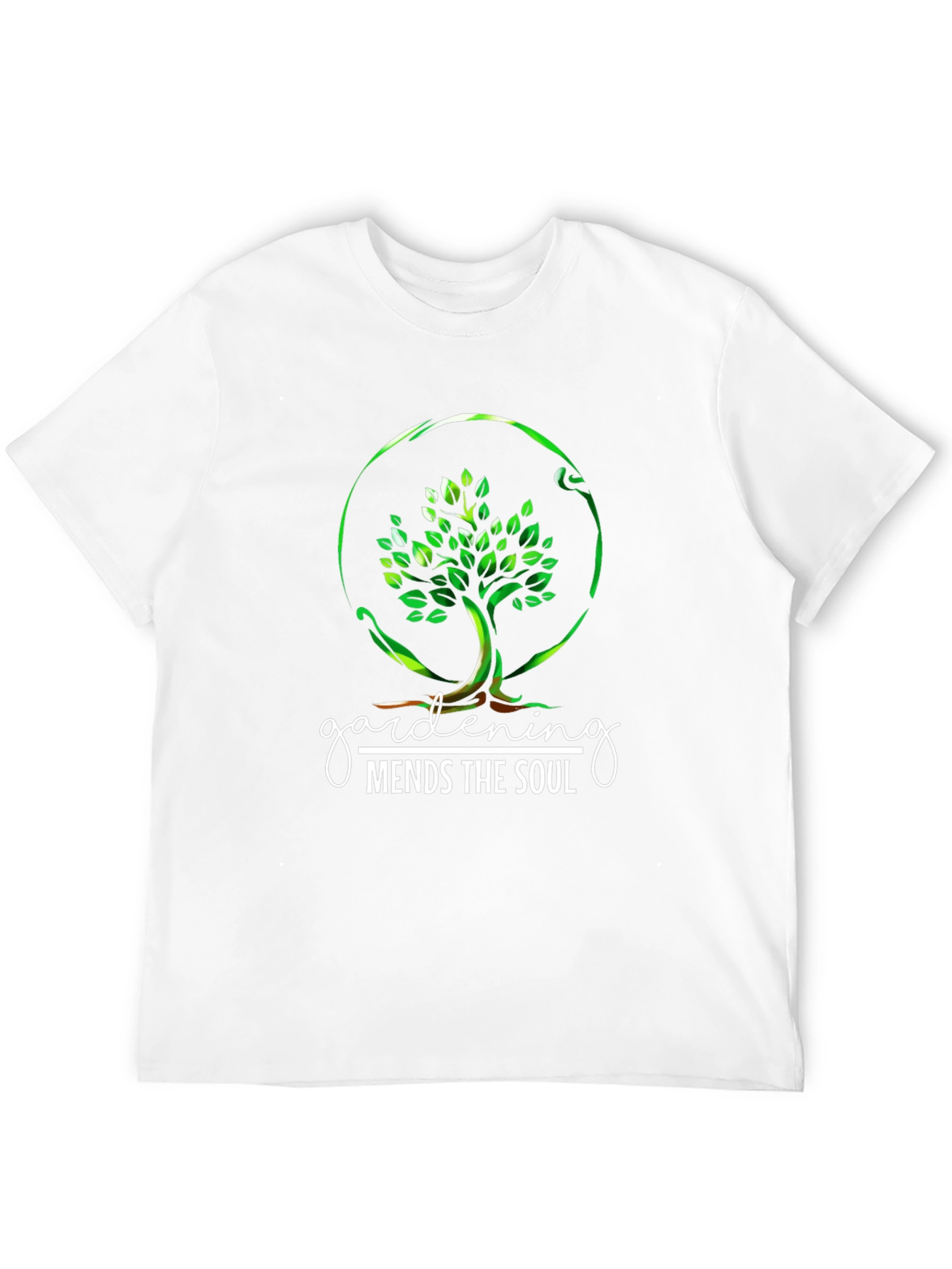 Black Gardening Mends the Soul Graphic Tee - Black view 12