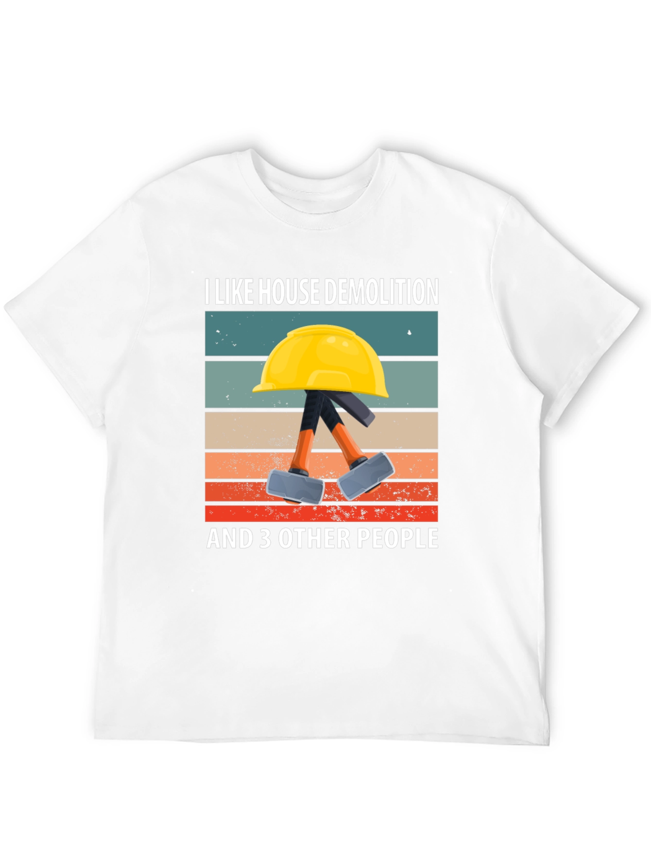 Black House Demolition T-Shirt - Funny Demolition Crew Tee view 12