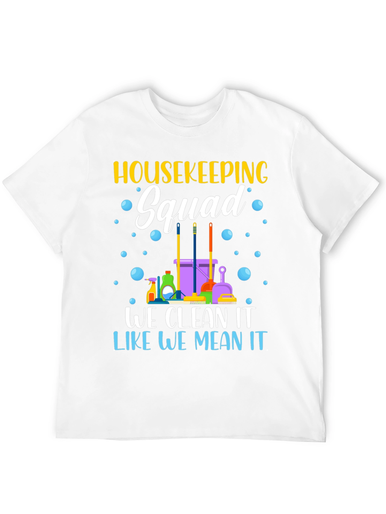 Black Housekeeping Squad Graphic T-Shirt view 12