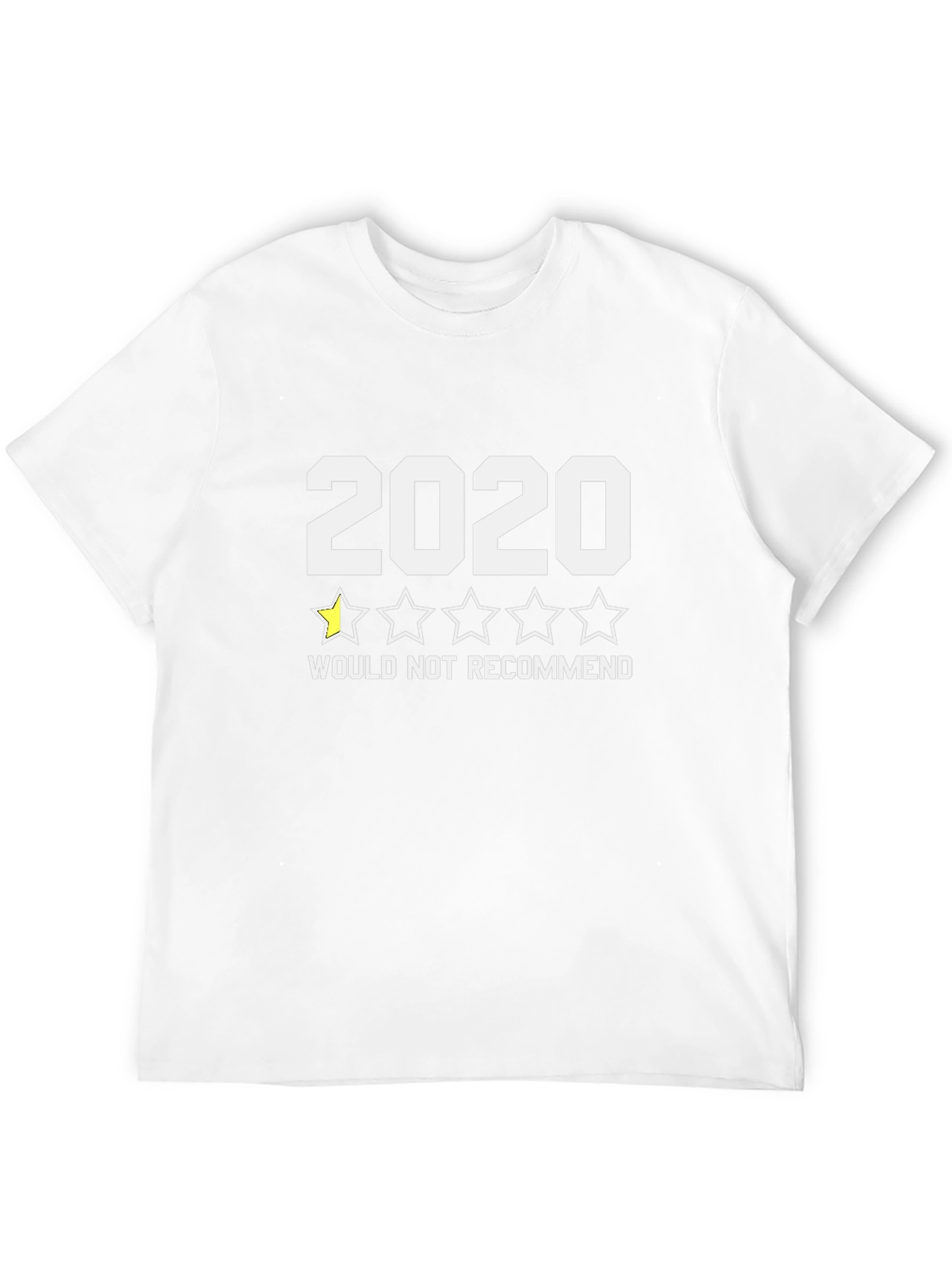 Black 2020 One Star Review T-Shirt - Funny Sarcastic Tee view 12