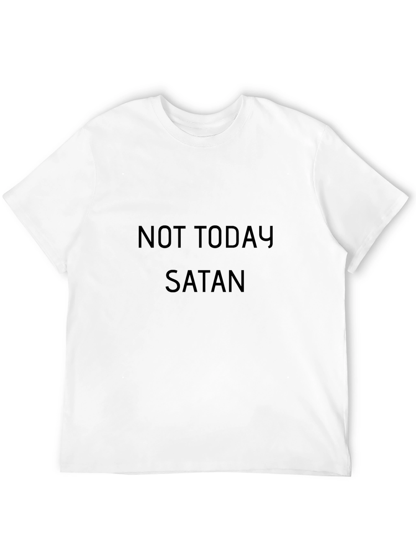 Black Not Today Satan Black T-Shirt view 12