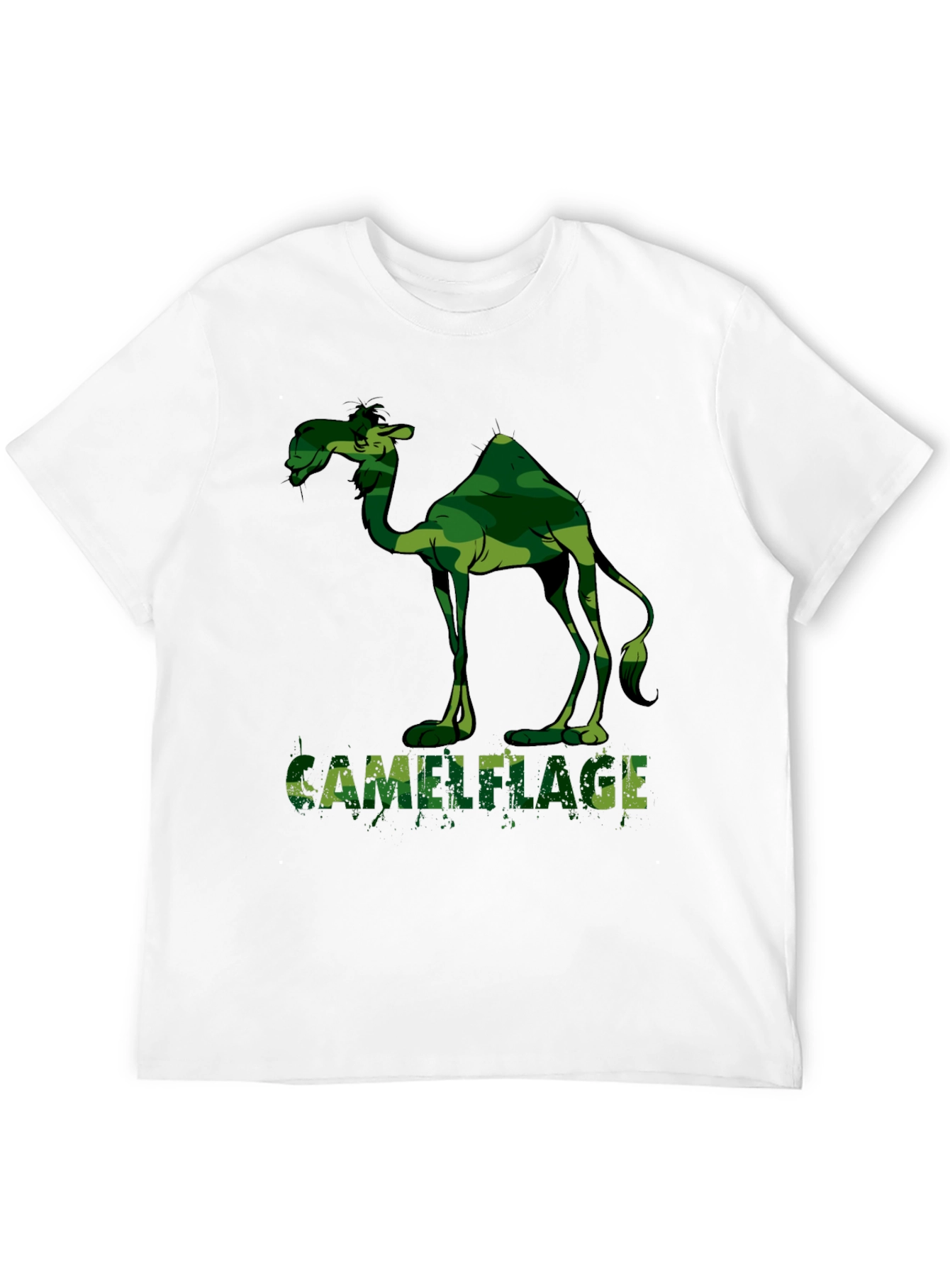 Black Camel Camouflage Graphic T-Shirt - Unique Design view 12