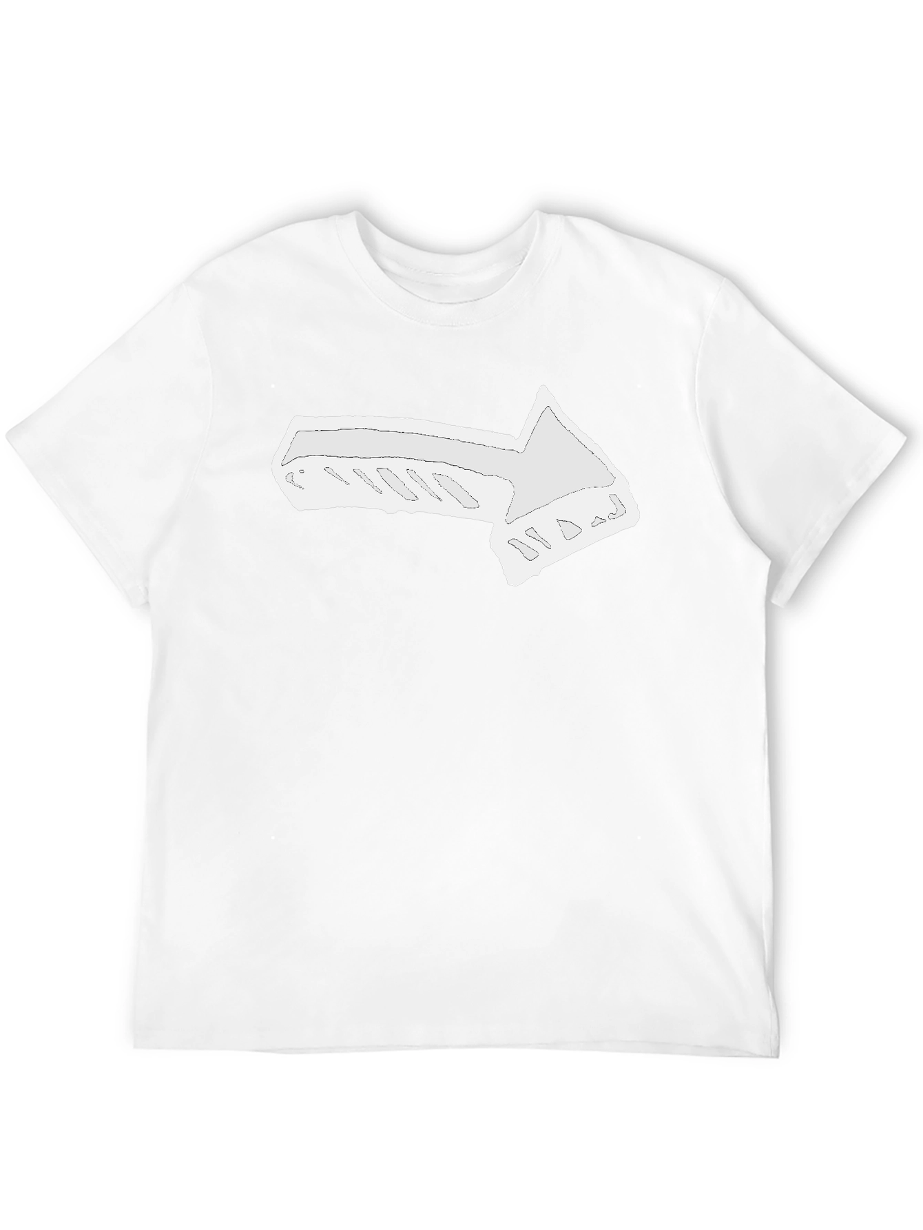 Black Arrow Graphic Tee - Black Cotton T-Shirt view 12