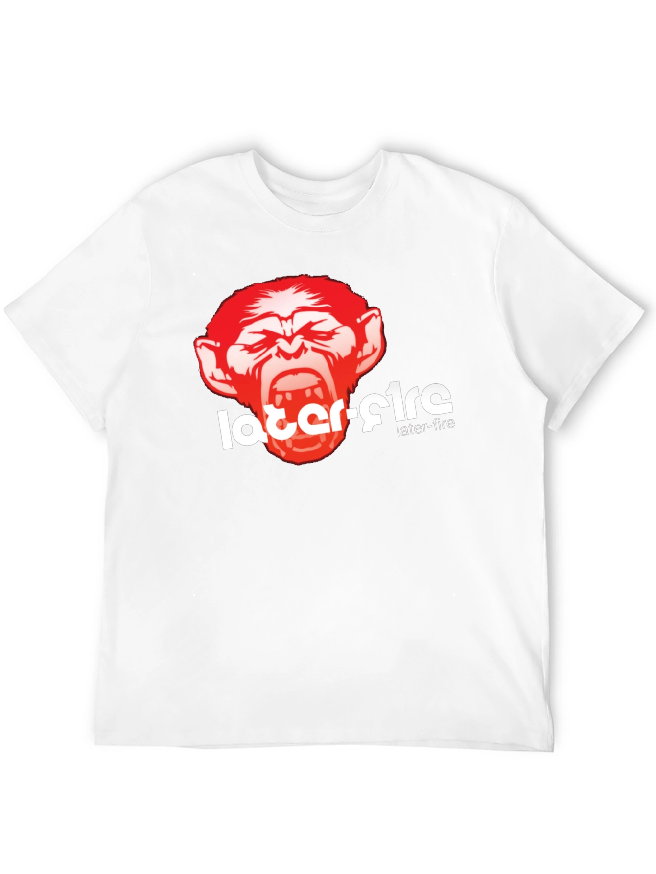 Black Later-Fire Graphic Tee - Bold Monkey Design view 12