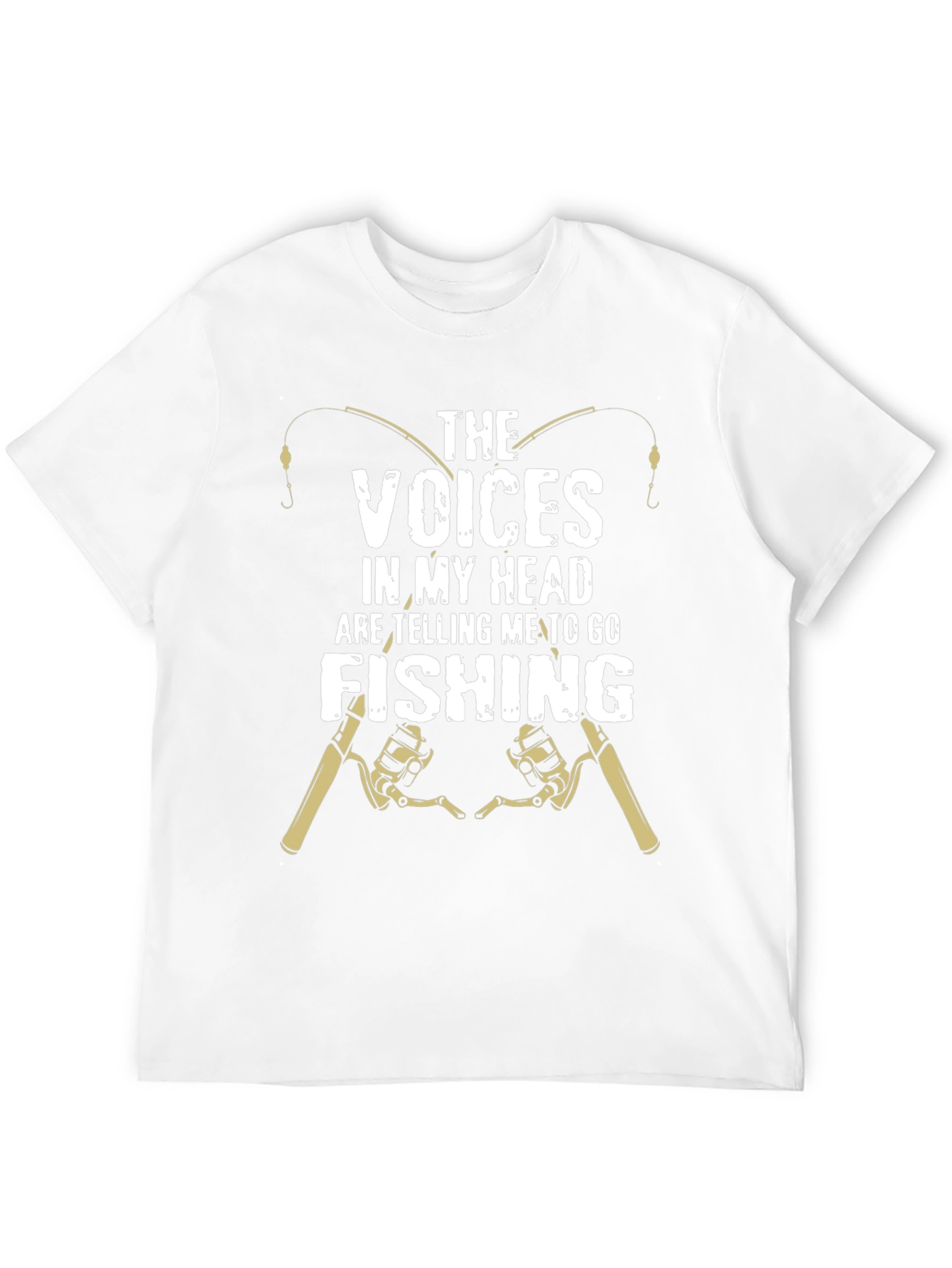 Black Fishing T-Shirt: Voices in My Head view 12