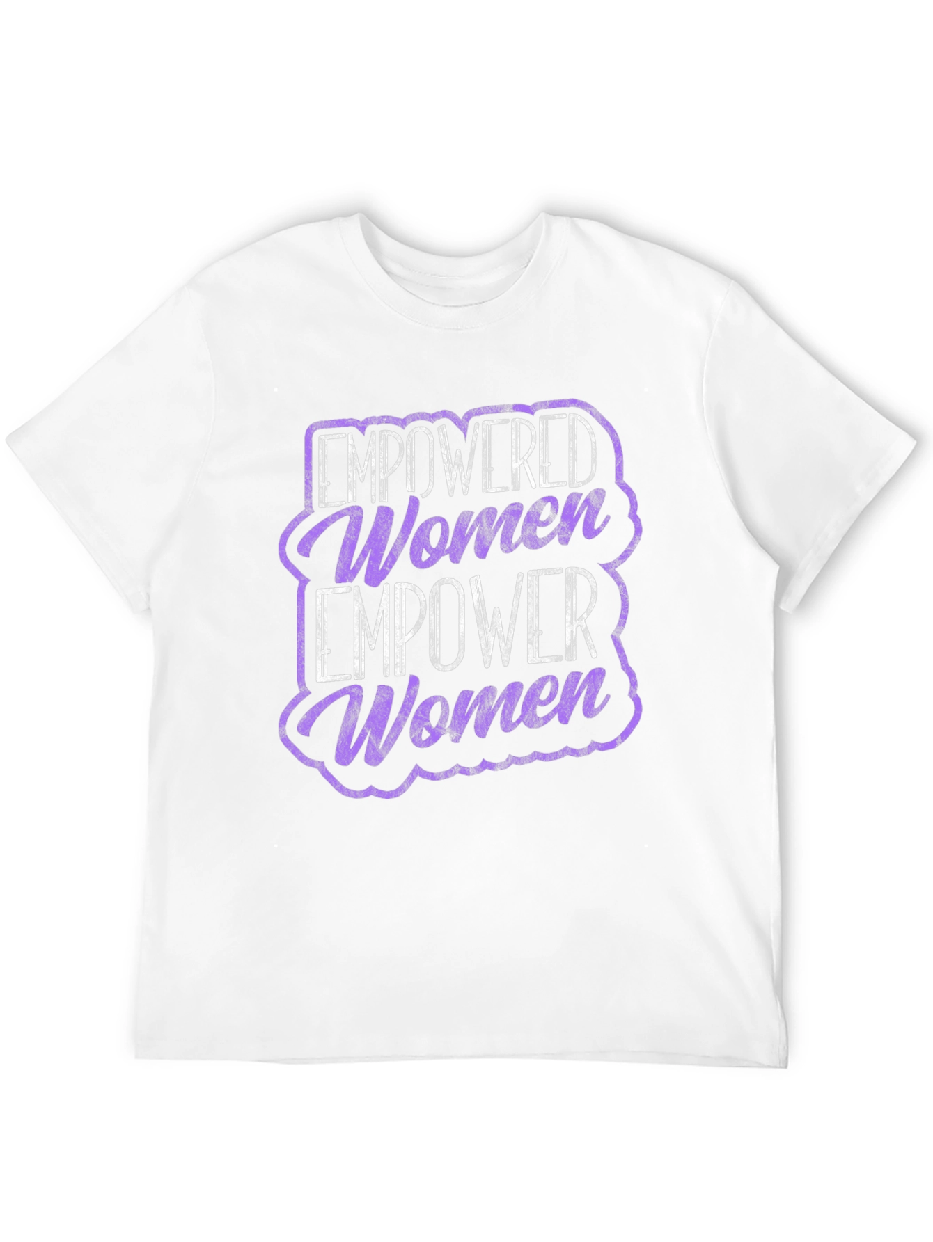 Black Empowered Women T-Shirt - Black Cotton Blend view 12