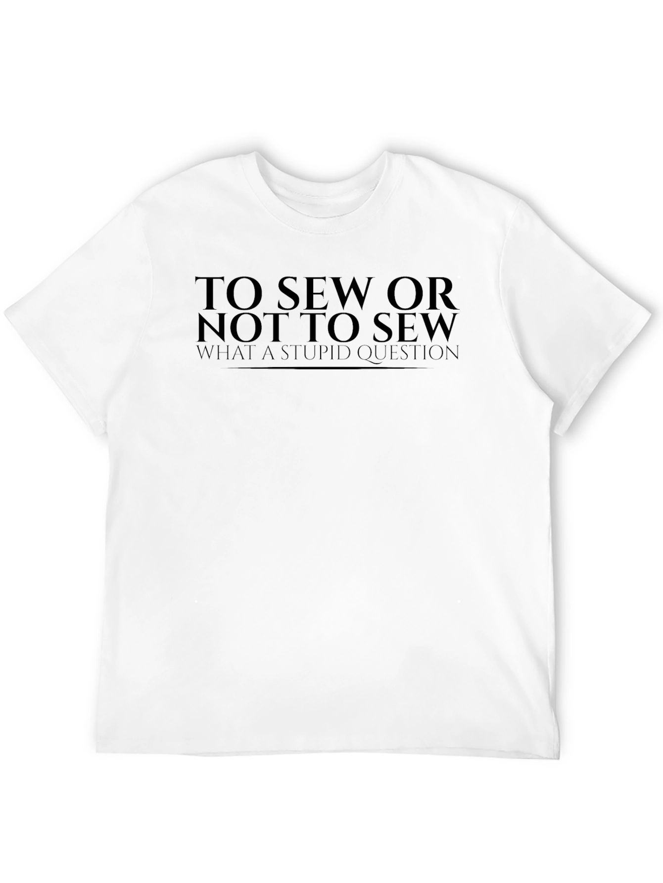 Black To Sew or Not to Sew Graphic Tee view 12