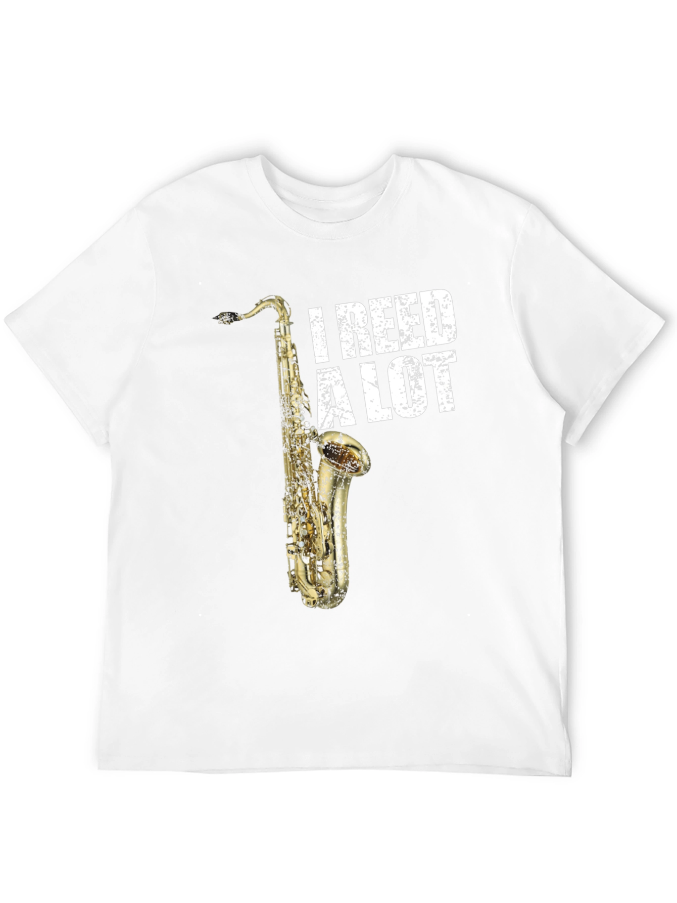 Black I Reed A Lot Saxophone Musician T-Shirt view 12