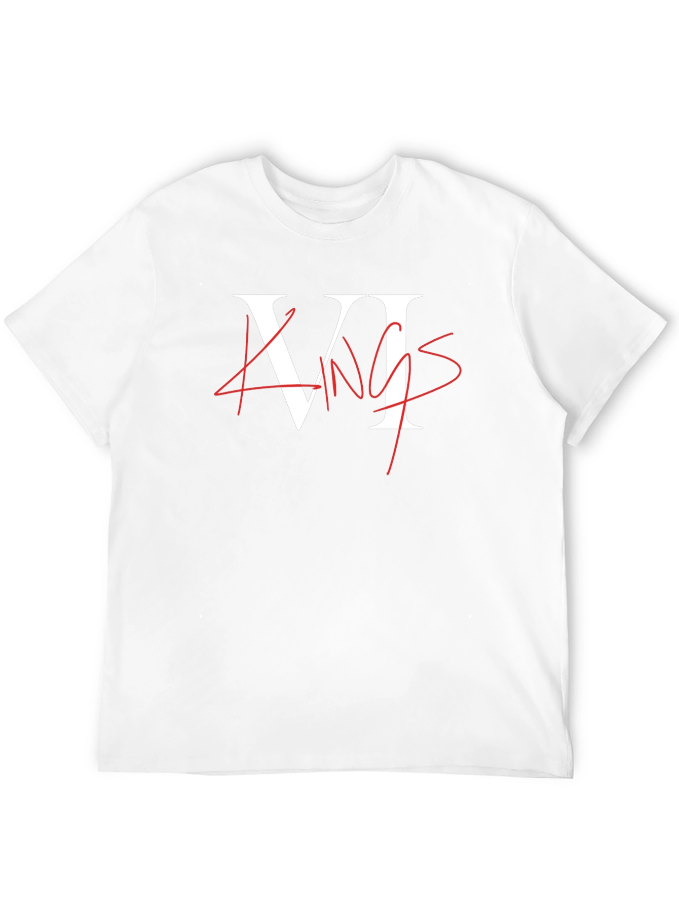 Black VI Kings Graphic Tee - Black Crew Neck T-Shirt view 12