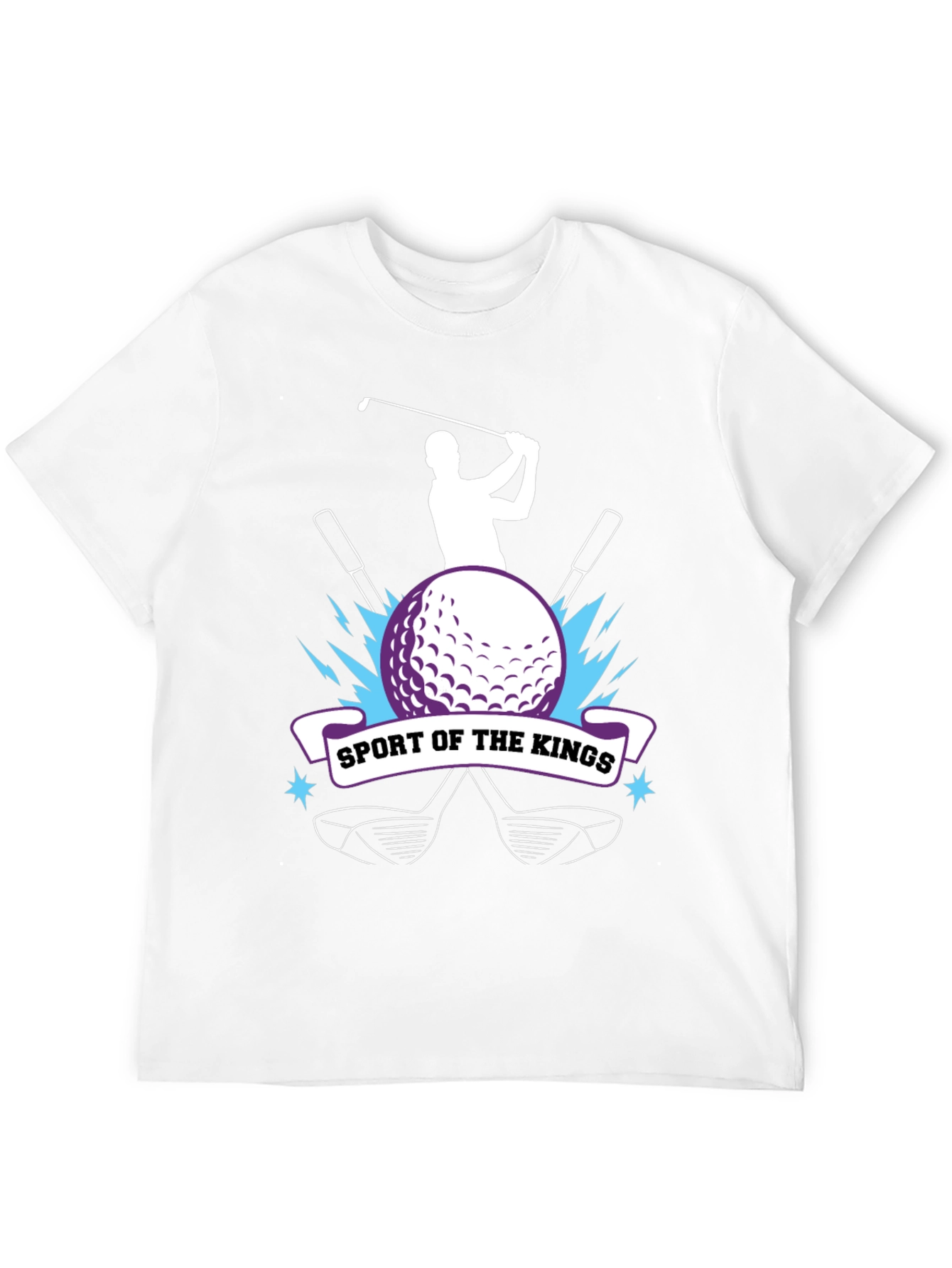 Black Golf Sport of Kings T-Shirt view 12