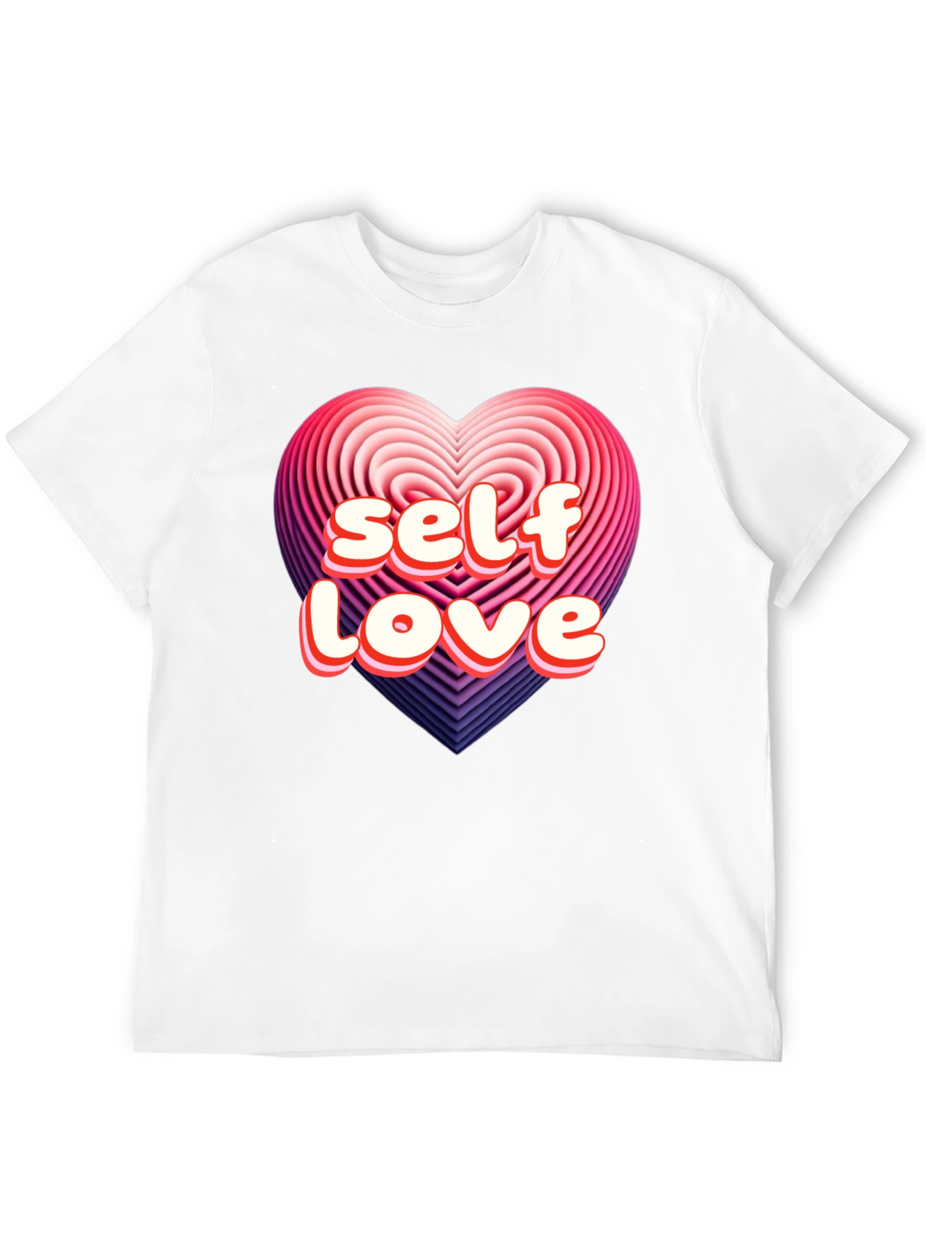 Black Self Love Heart Graphic Tee - Stylish Comfort view 12